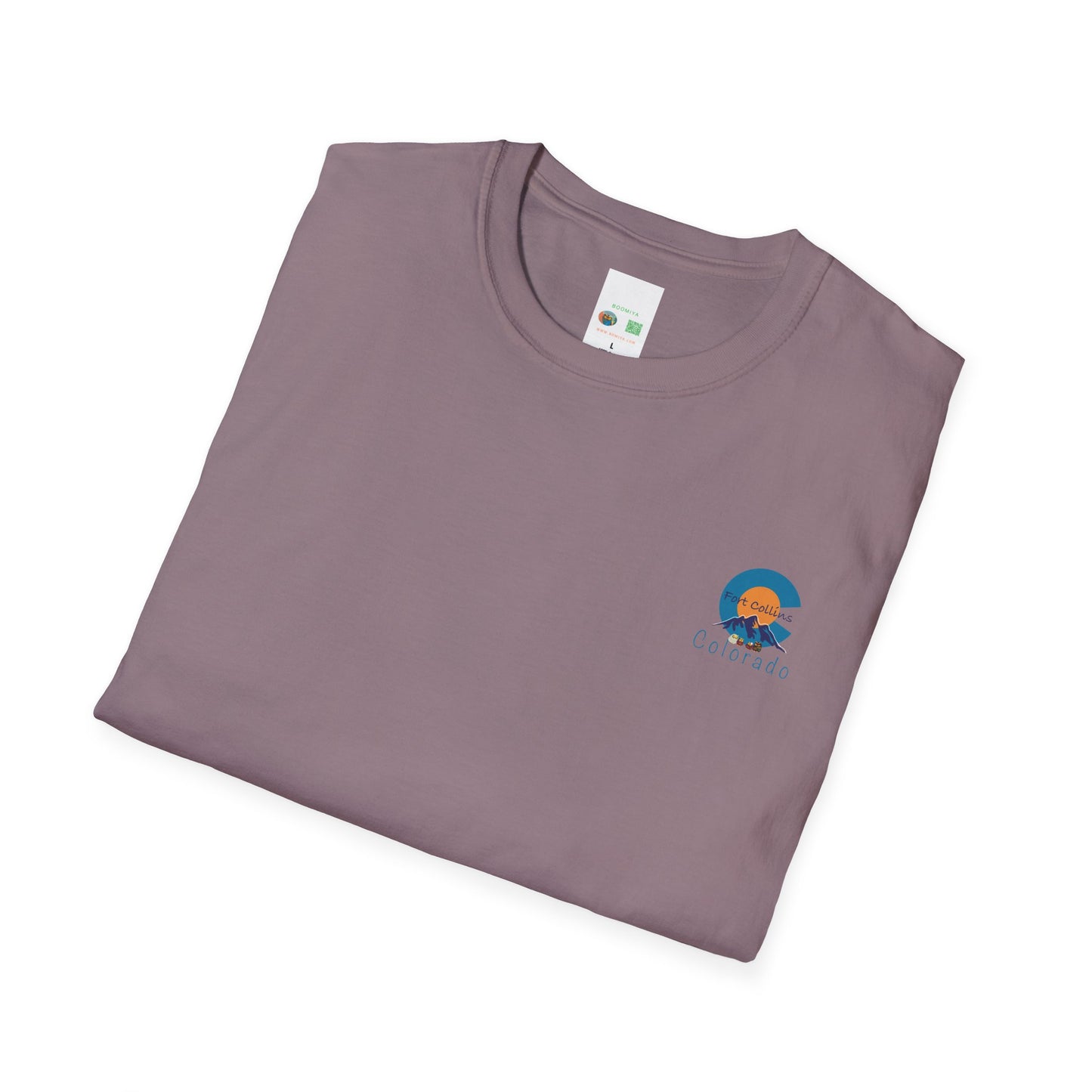 Fort Collins Colorado Unisex T-Shirt | Softstyle Tee for Travel Lovers, Adventure Seekers, and Summer Days, Gift for Nature Enthusiasts