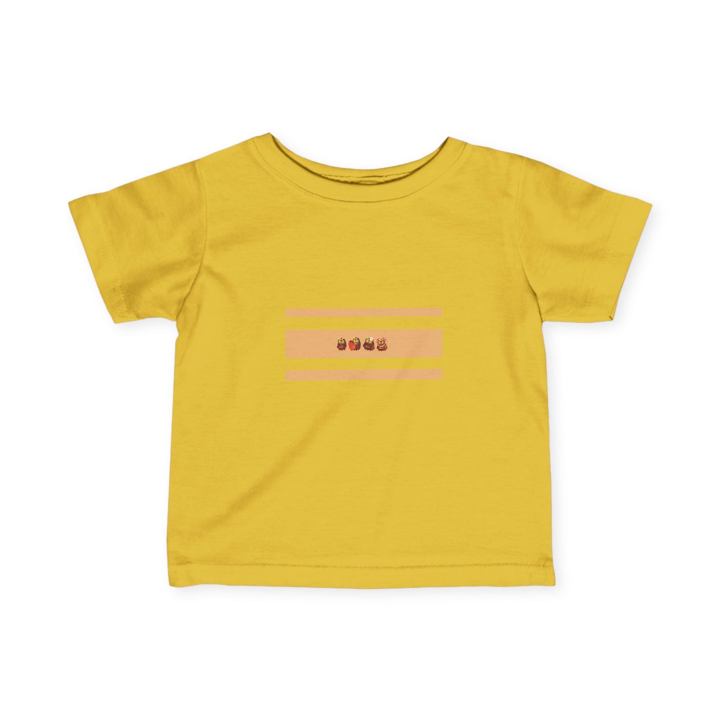 Cute Infant Fine Jersey Tee with Playful Design for Babies