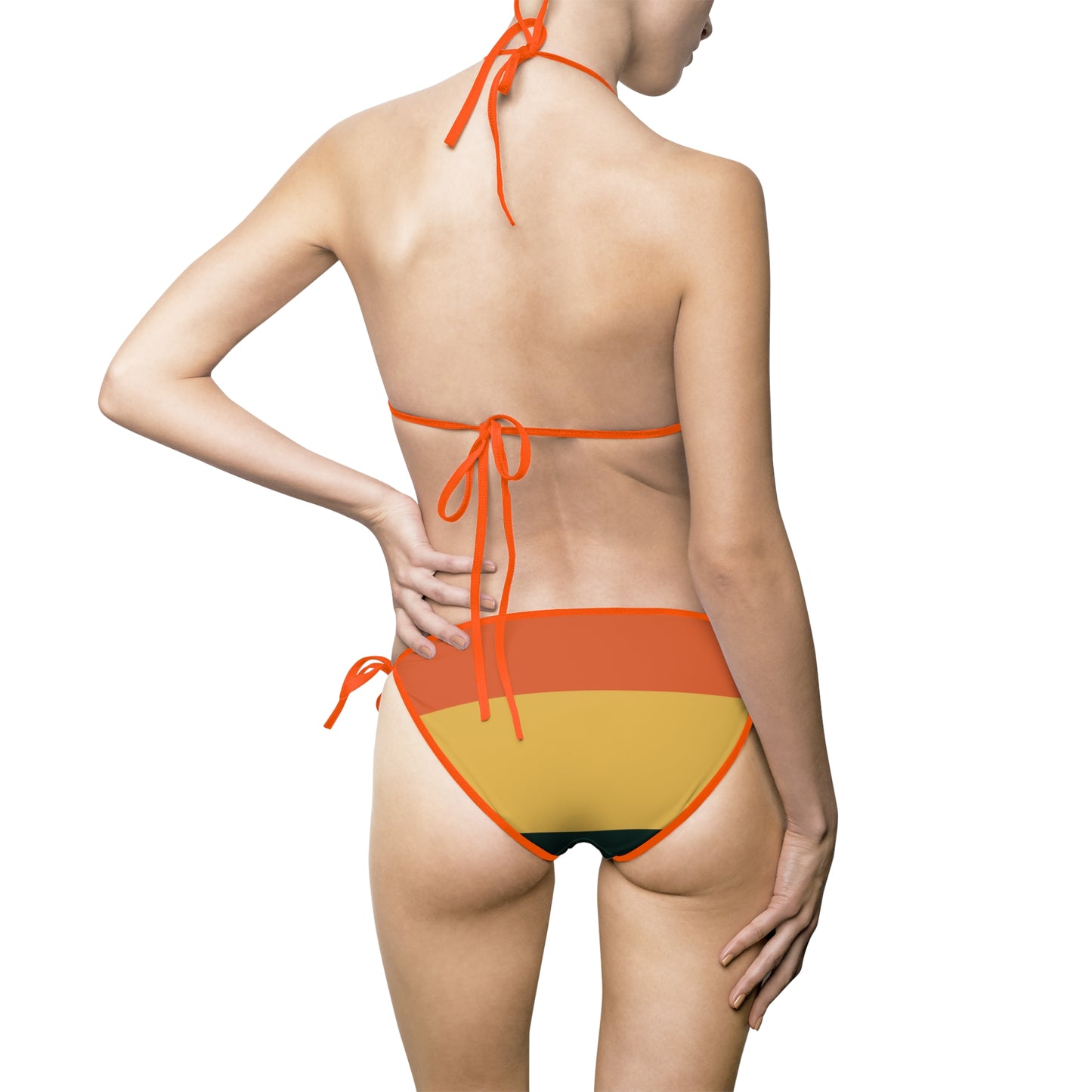 J-Boo's Vibrant Women's Bikini Swimsuit, Retro Swimwear, Beachwear, Summer Essentials, Pool Party, LGBTQ+ Pride Swim