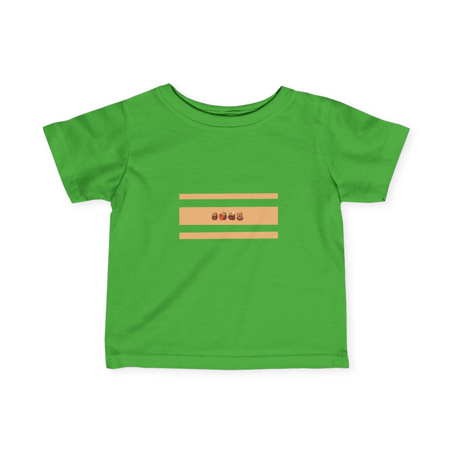 Cute Infant Fine Jersey Tee with Playful Design for Babies