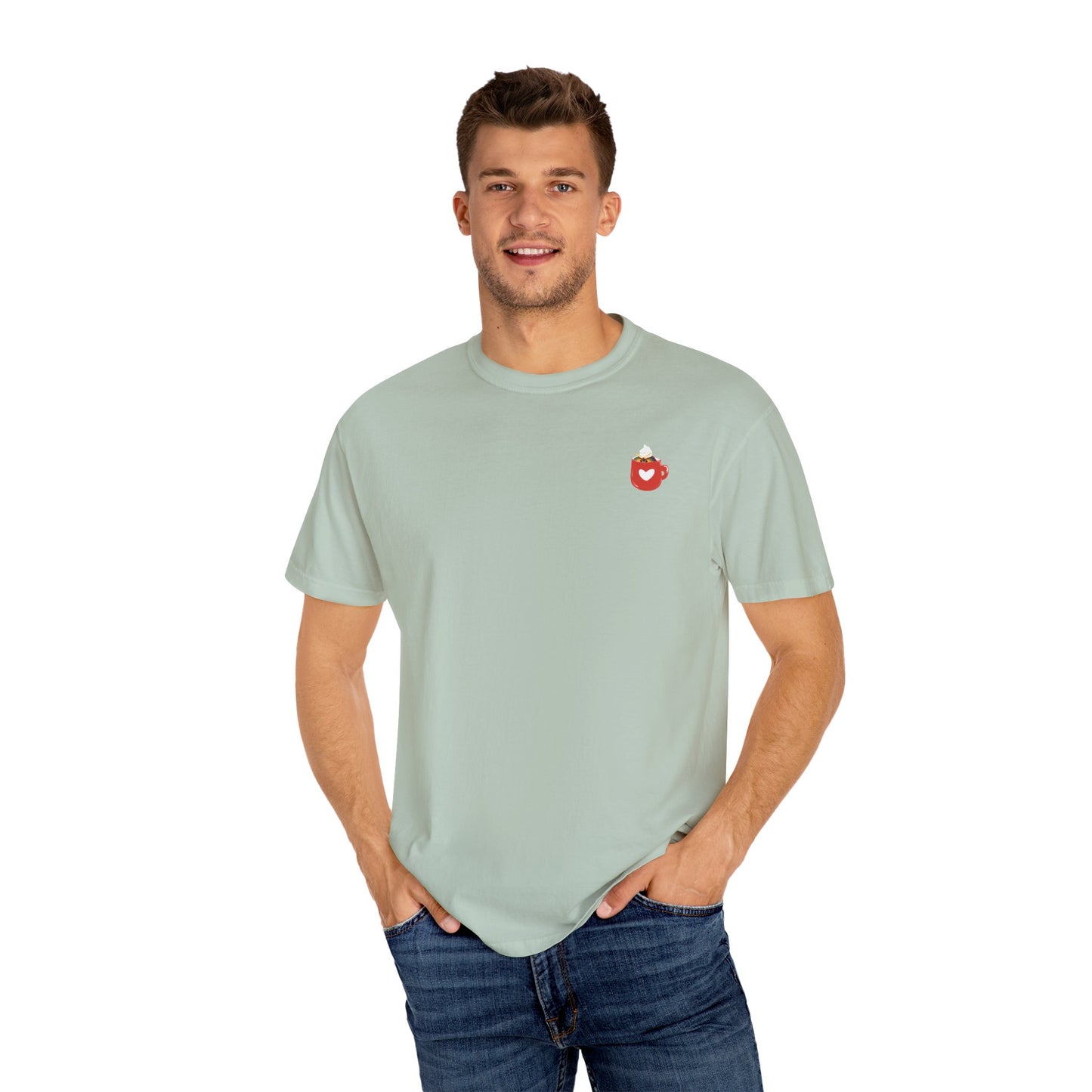 Playful Heart Unisex Garment-Dyed T-Shirt