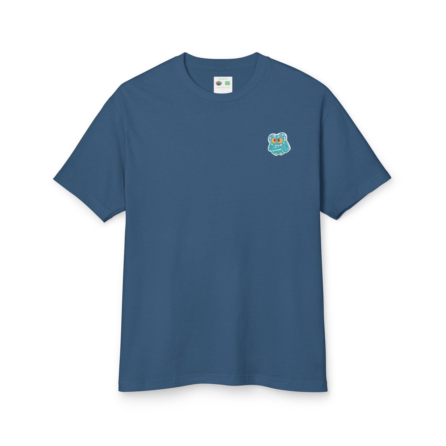 Fort Collins Vibes Unisex Heavyweight Cotton Tee - Mountain and Owl Design