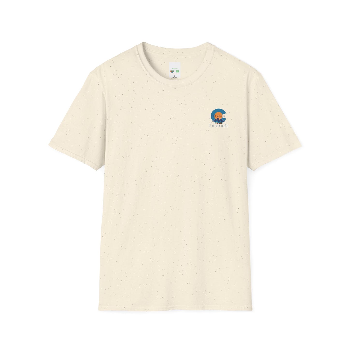 Fort Collins Colorado Unisex T-Shirt | Softstyle Tee for Travel Lovers, Adventure Seekers, and Summer Days, Gift for Nature Enthusiasts
