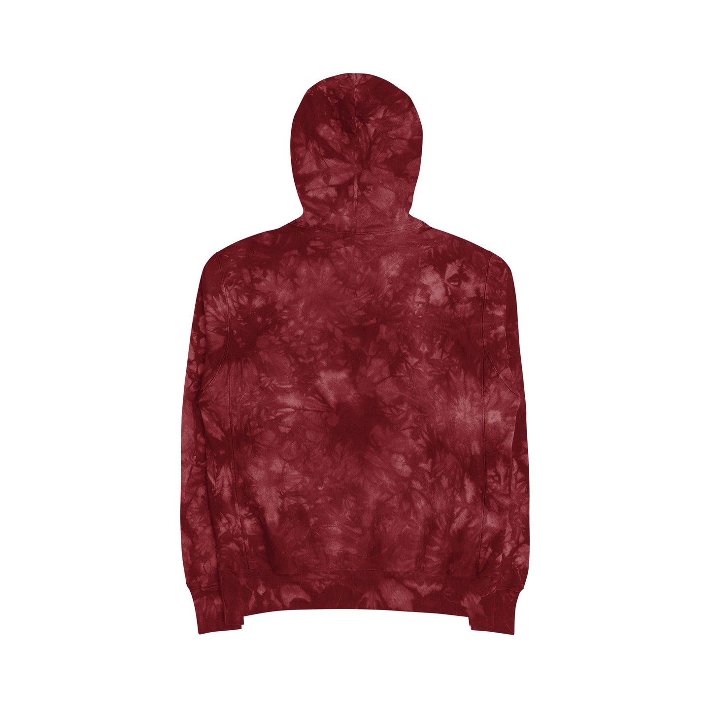 Unisex Champion Tie-Dye Hoodie with Embroidered Design - Cozy Streetwear Essential