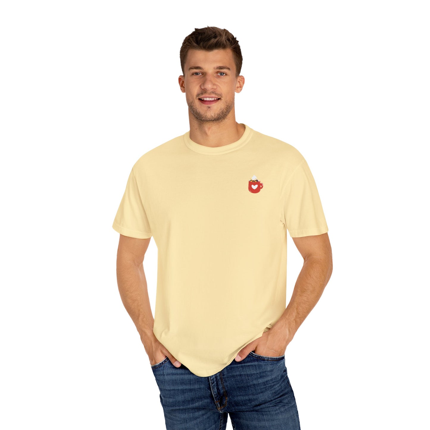Playful Heart Unisex Garment-Dyed T-Shirt