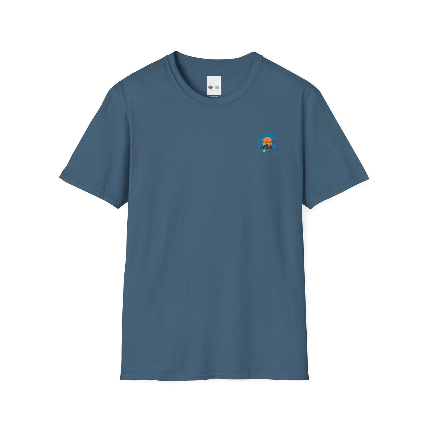 Fort Collins Colorado Unisex T-Shirt | Softstyle Tee for Travel Lovers, Adventure Seekers, and Summer Days, Gift for Nature Enthusiasts