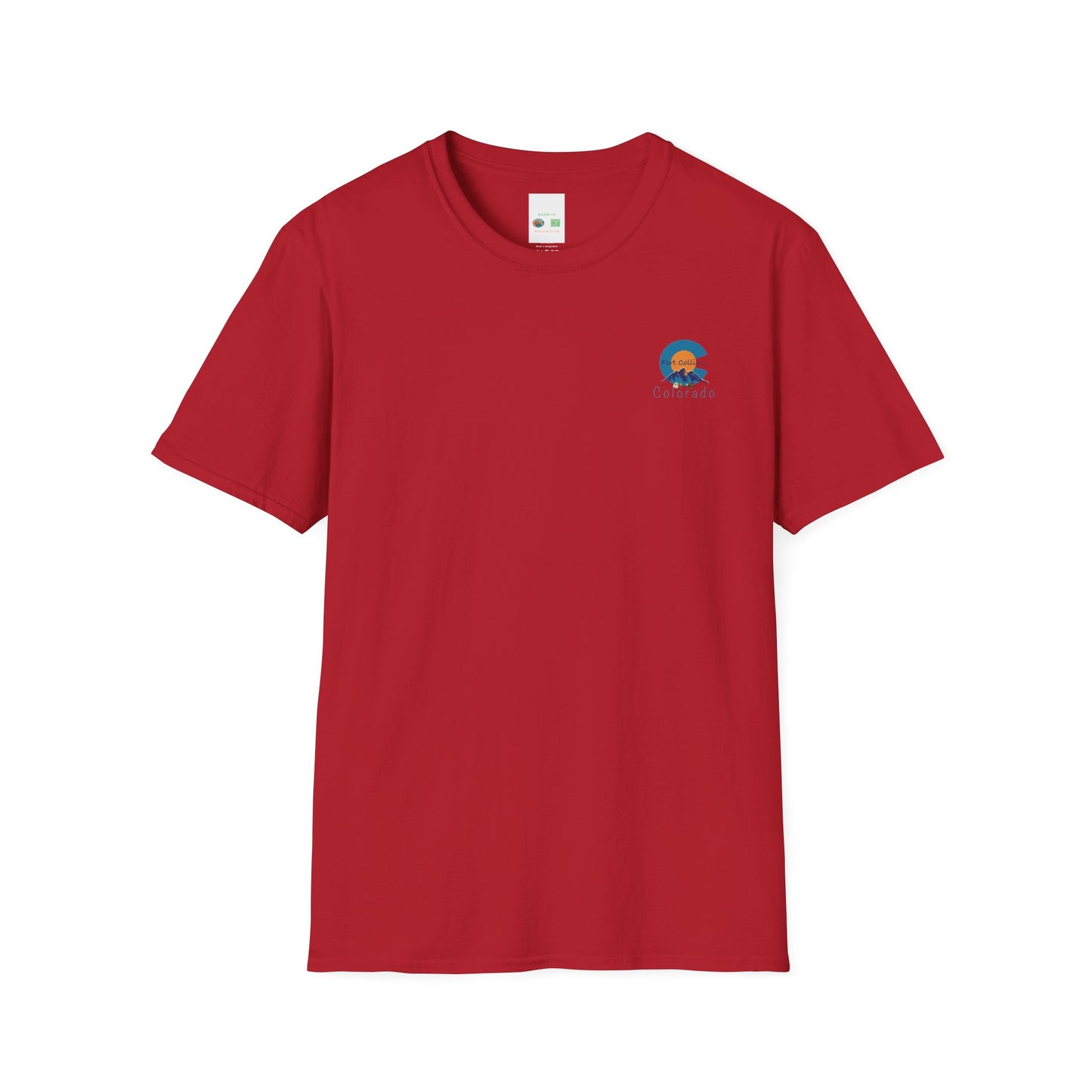 Fort Collins Colorado Unisex T-Shirt | Softstyle Tee for Travel Lovers, Adventure Seekers, and Summer Days, Gift for Nature Enthusiasts