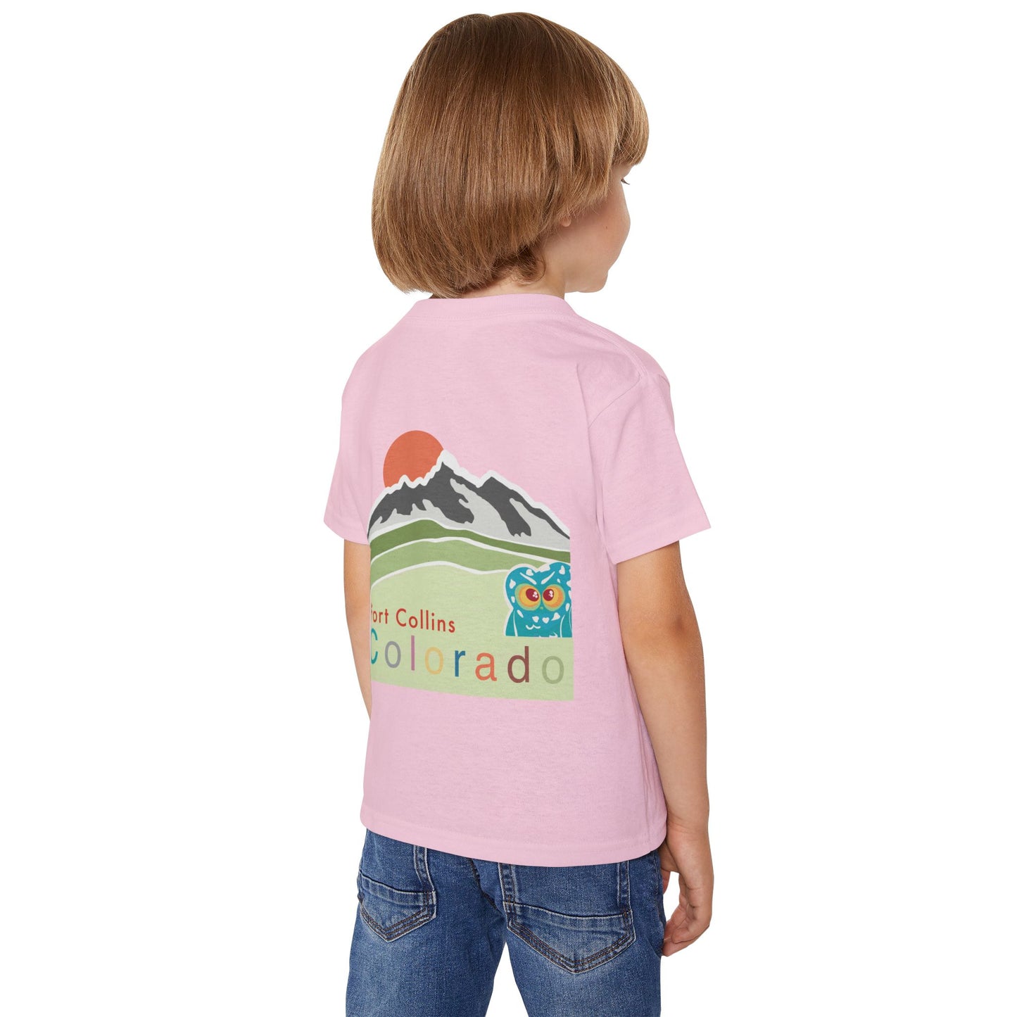 Fort Collins Colorado Toddler T-Shirt – Cute Mountain Adventure Design
