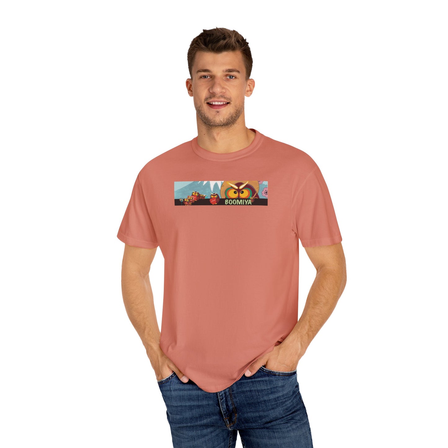 Boomiya Unisex Garment-Dyed T-shirt - Fun & Playful Graphic Tee