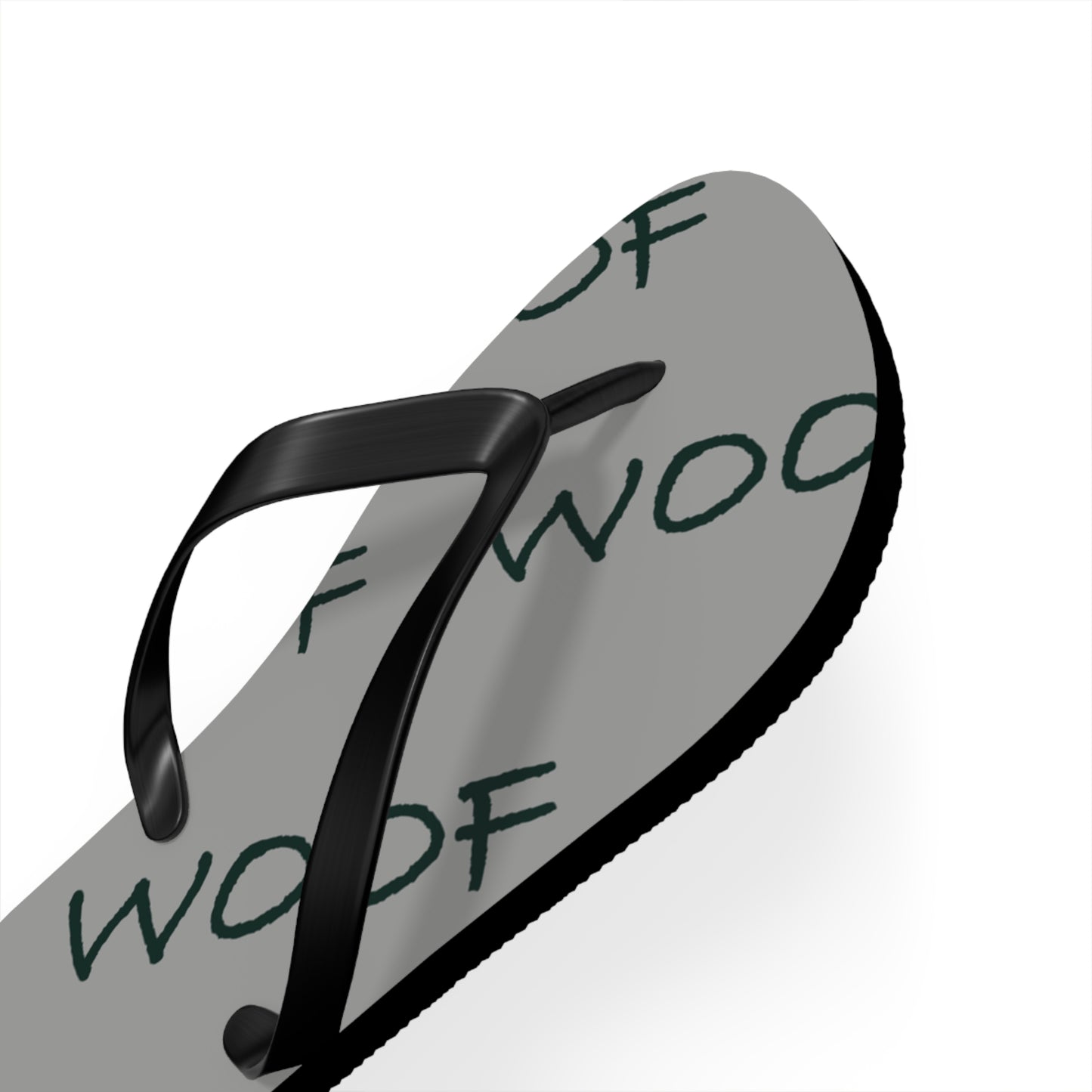 Woof Flip Flops | Fun Pet Lover Sandals for Beach Days, Summer Vibes, Dog Lover Gifts, Casual Footwear, Animal-Themed Summer Gear