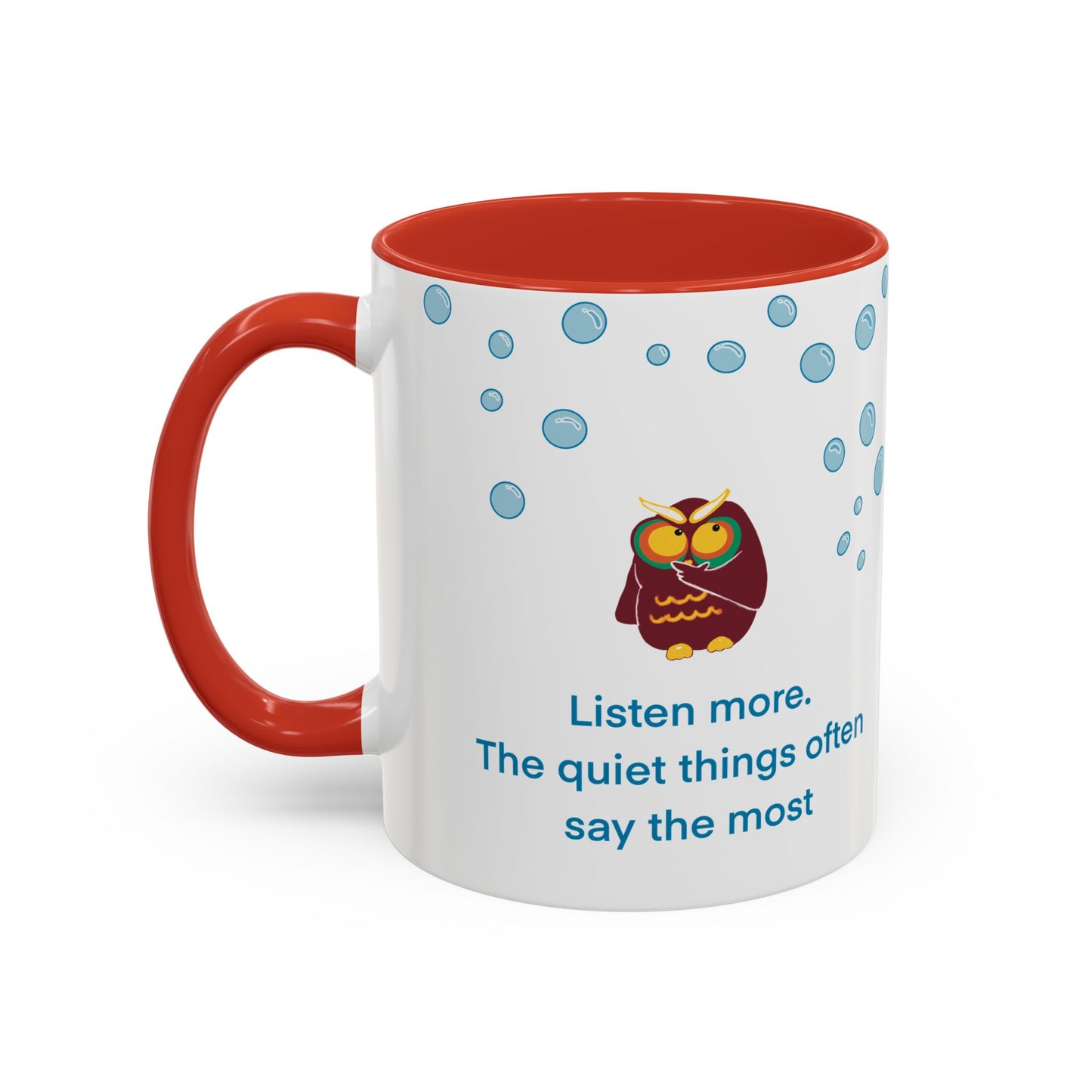 Inspiring Owl Coffee Mug - A Thoughtful Gift for Seekers, Motivational Drinkware for Home, Inspirational Quote Mug, Cozy Kitchen Decor