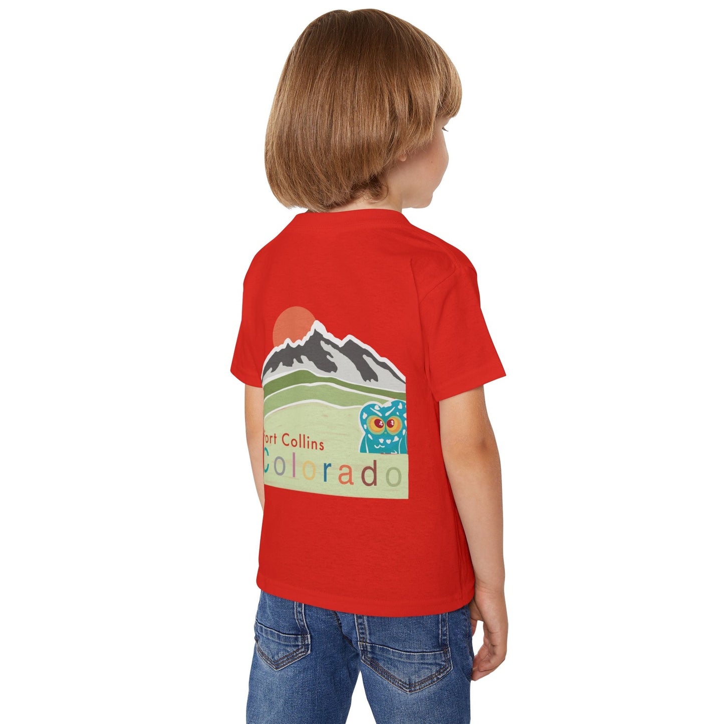 Fort Collins Colorado Toddler T-Shirt – Cute Mountain Adventure Design