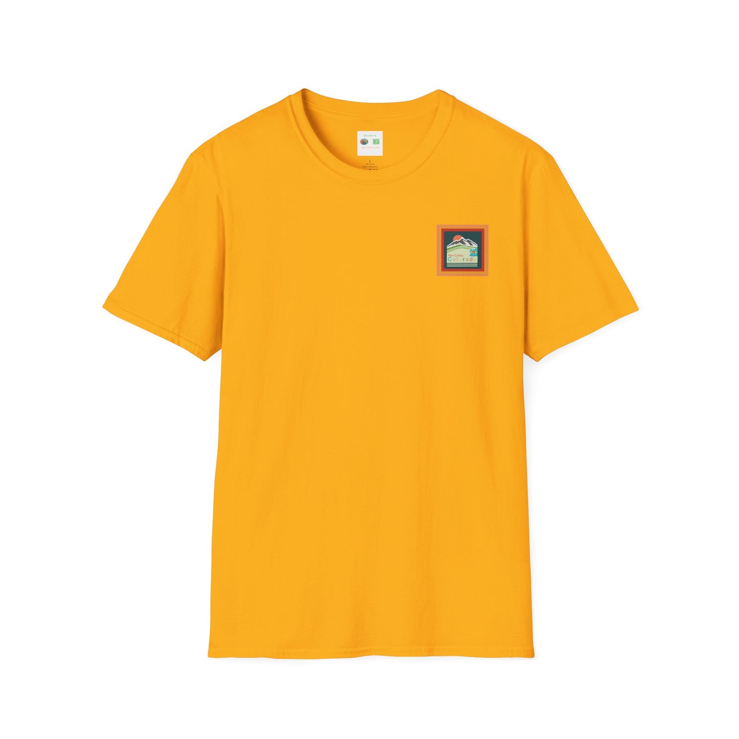 Fort Collins Colorado T-Shirt, Unisex Graphic Tee, Casual Travel Shirt, Vintage Style Apparel, Outdoor Adventure Clothing