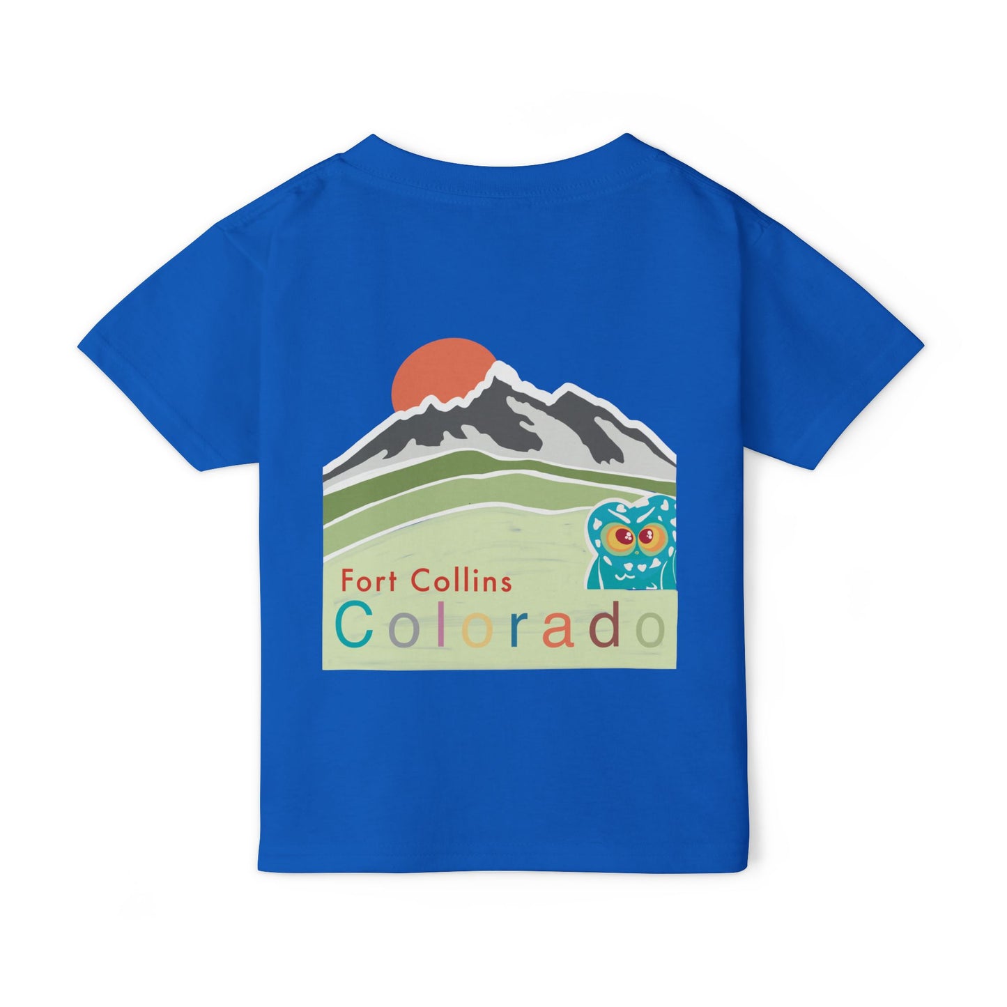 Fort Collins Colorado Toddler T-Shirt – Cute Mountain Adventure Design