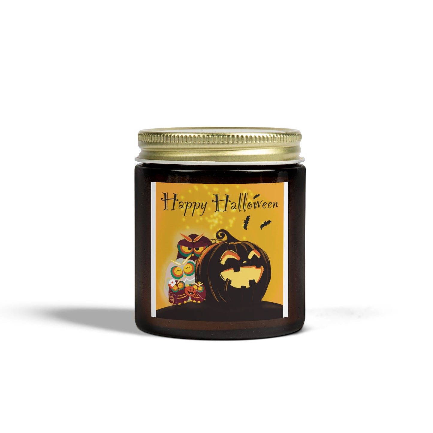 Halloween Scented Candles - Coconut Apricot Wax, Cozy Fall Decor, Autumn Aromatherapy, Spooky Scents, Gift for Him/Her