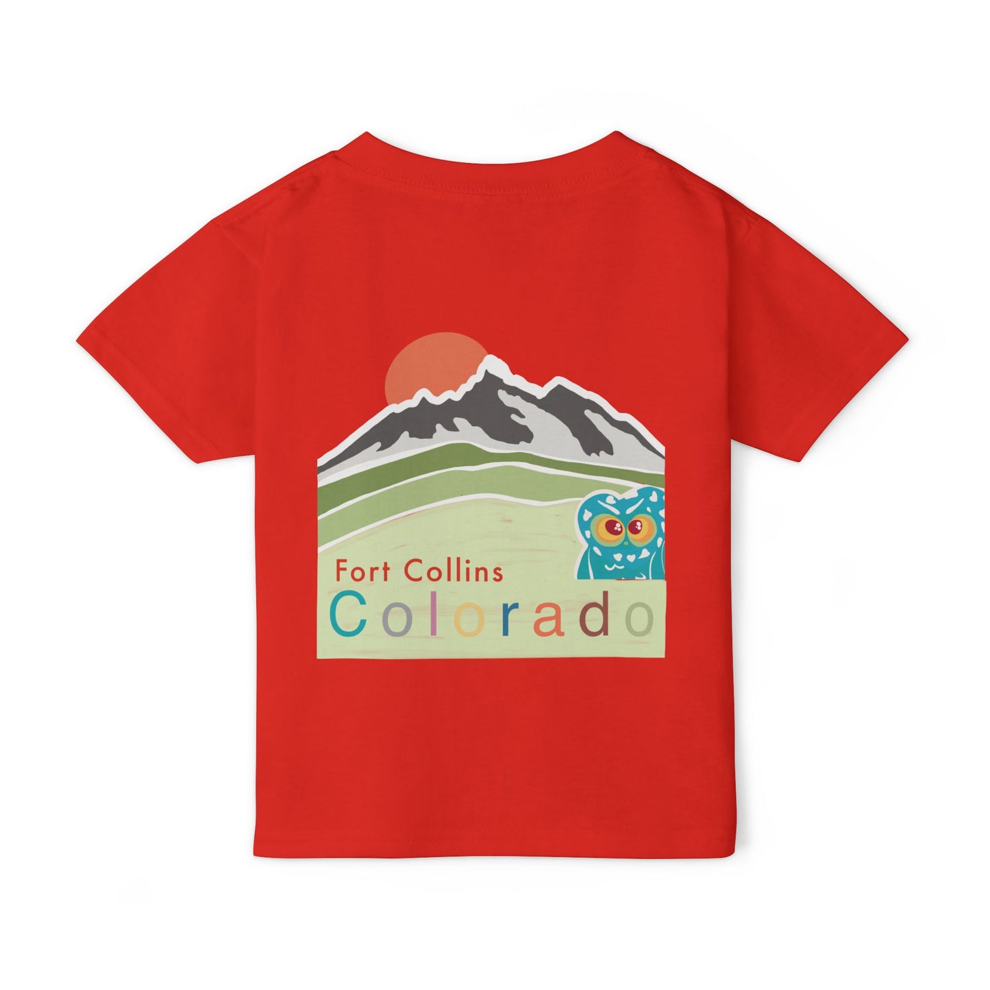 Fort Collins Colorado Toddler T-Shirt – Cute Mountain Adventure Design