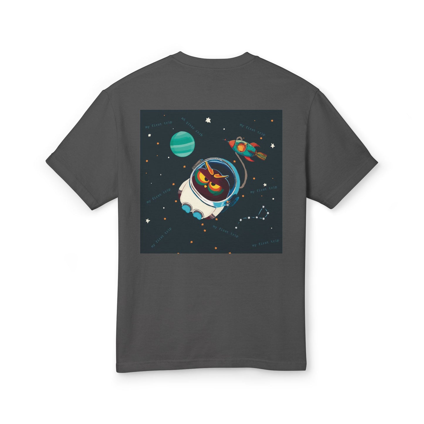 Cosmic Owl Tee - Unisex Tee, Space Themed Shirt, Gift for Owl Lovers, Trendy Graphic Tee, Cute Animal Apparel