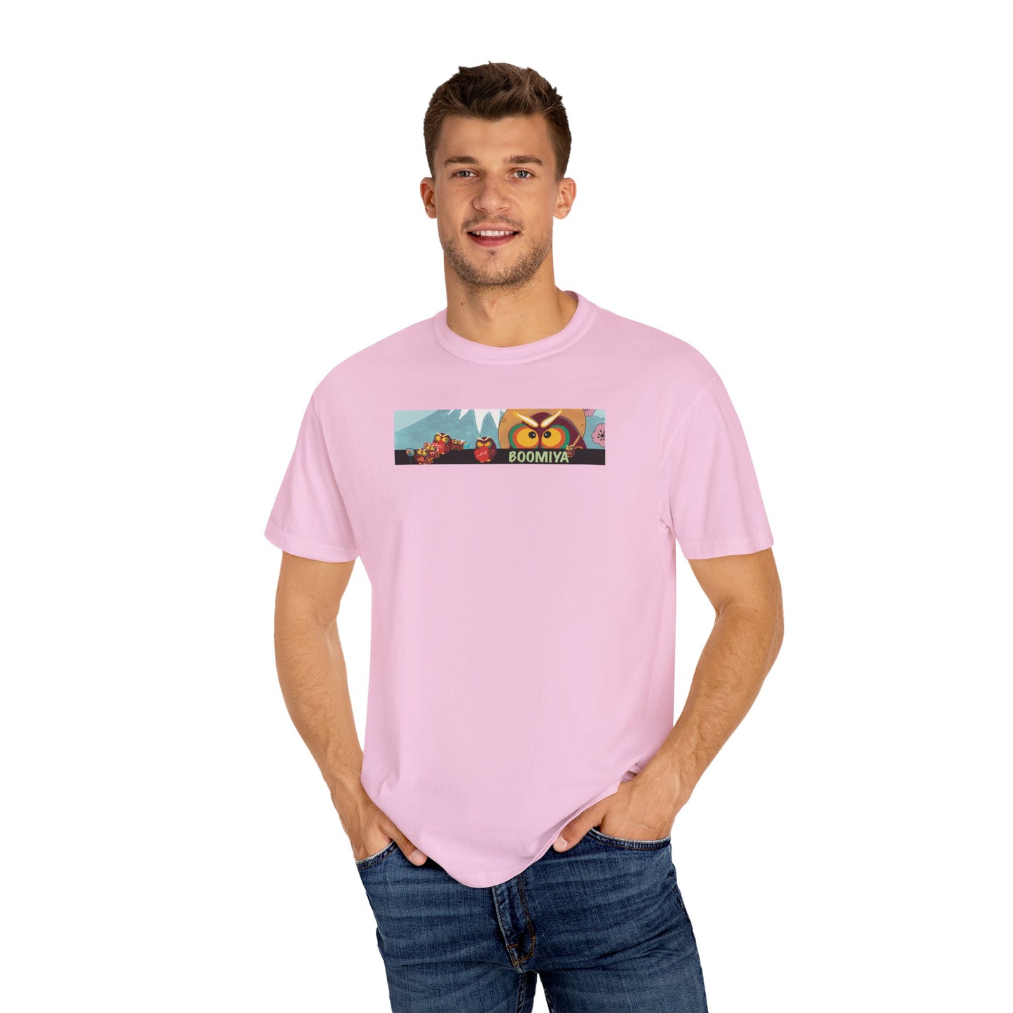 Boomiya Unisex Garment-Dyed T-shirt - Fun & Playful Graphic Tee