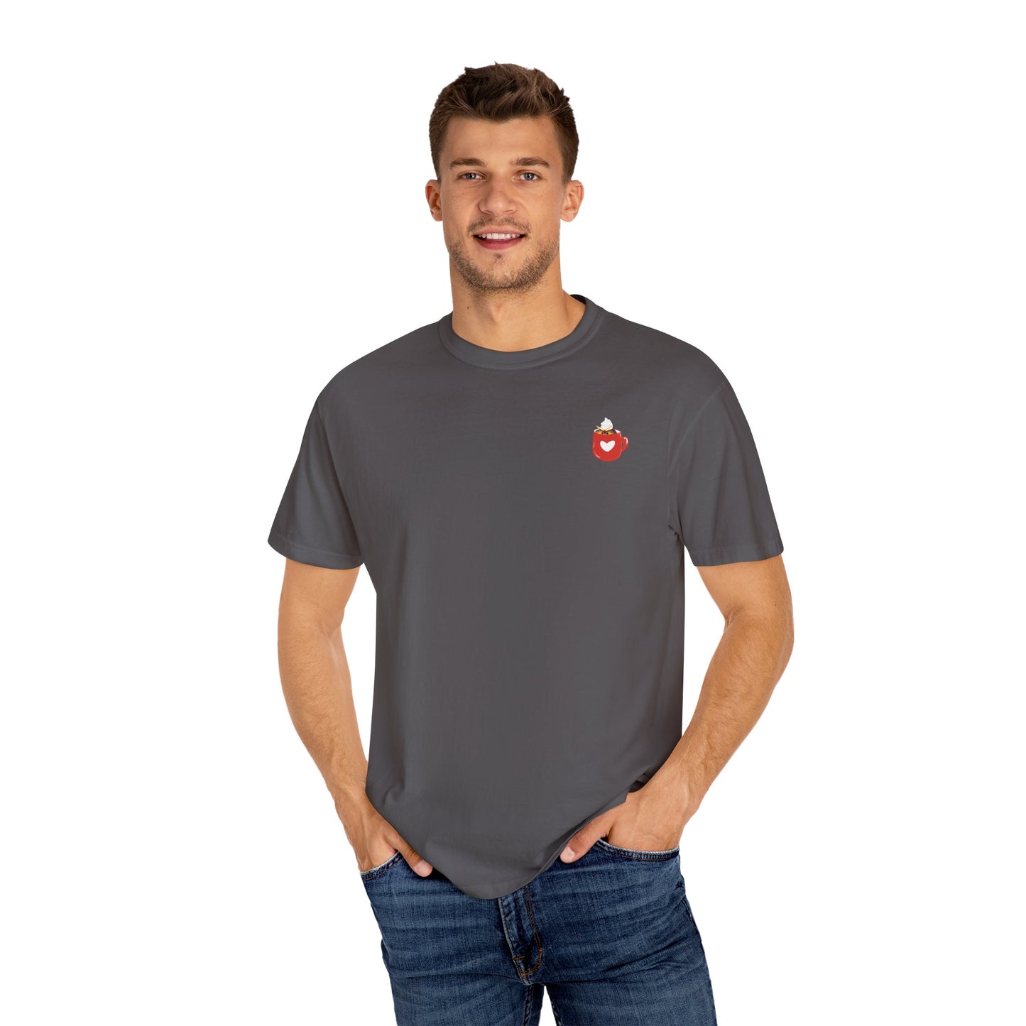 Playful Heart Unisex Garment-Dyed T-Shirt