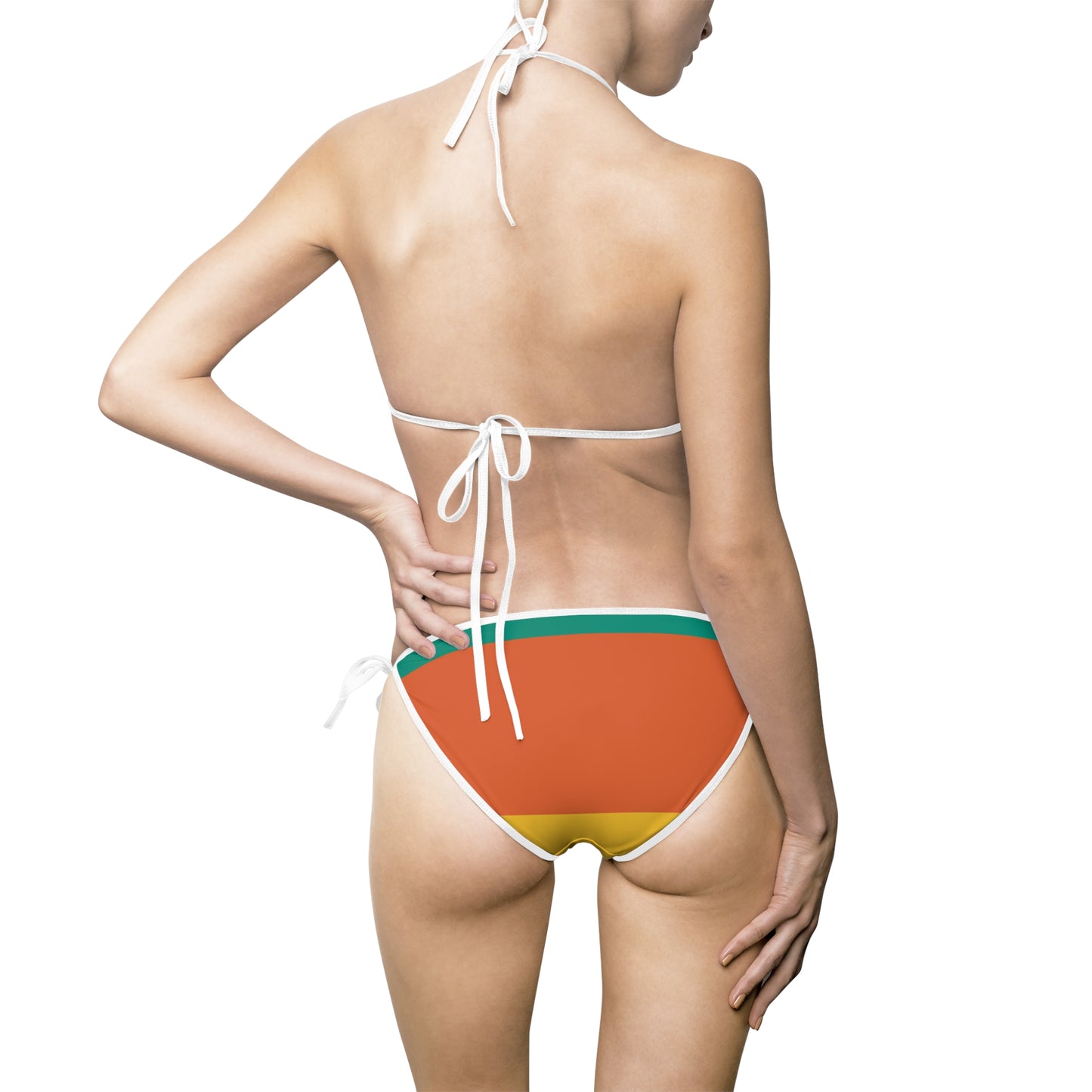 Eve's Vibrant Women's Bikini Swimsuit, Colorful Swimwear, Beachwear, Summer Fashion, Resort Wear, Pool Party Essential