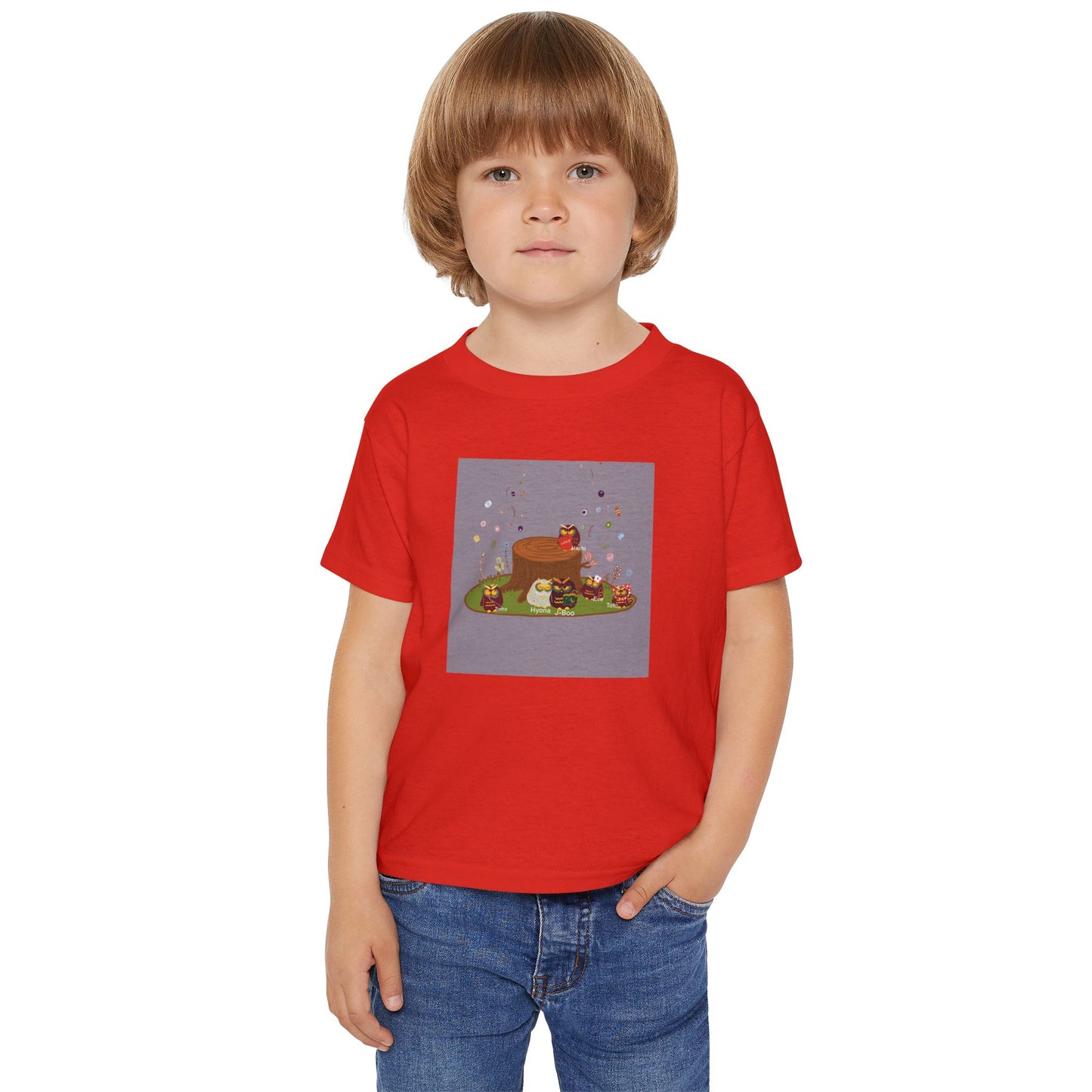 Playful Toddler T-Shirt with Fun Cake Design