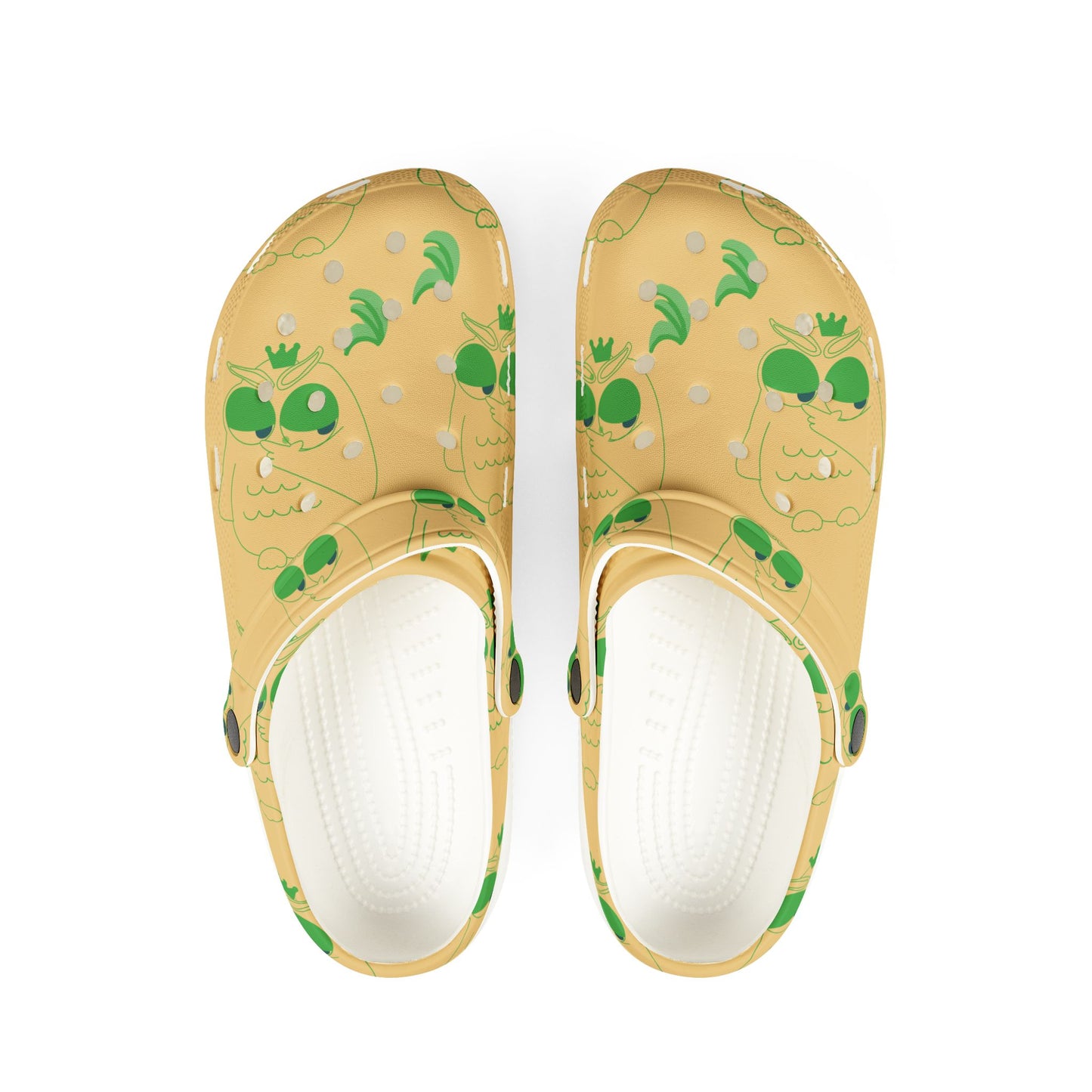 Cute Green Frog EVA Foam Shoes, Comfortable Clogs for Garden, Summer, Beach, Kid's Outdoor Fun, Unique Slippers