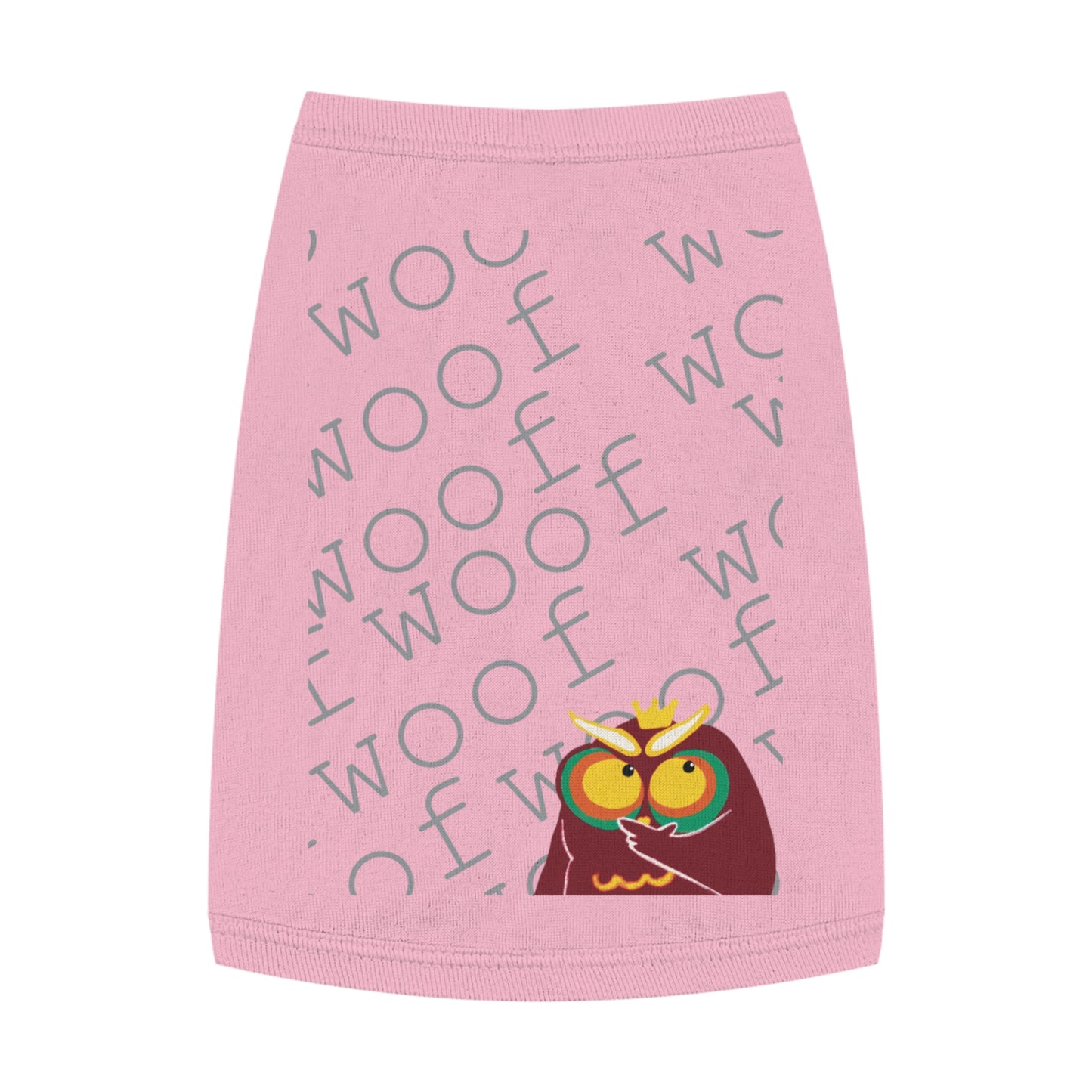Cute Pet Tank Top with Fun Owl Design for Dogs, Dog Apparel, Pet Gift, Pet Costume, Summer Wear, Animal Lover Gift