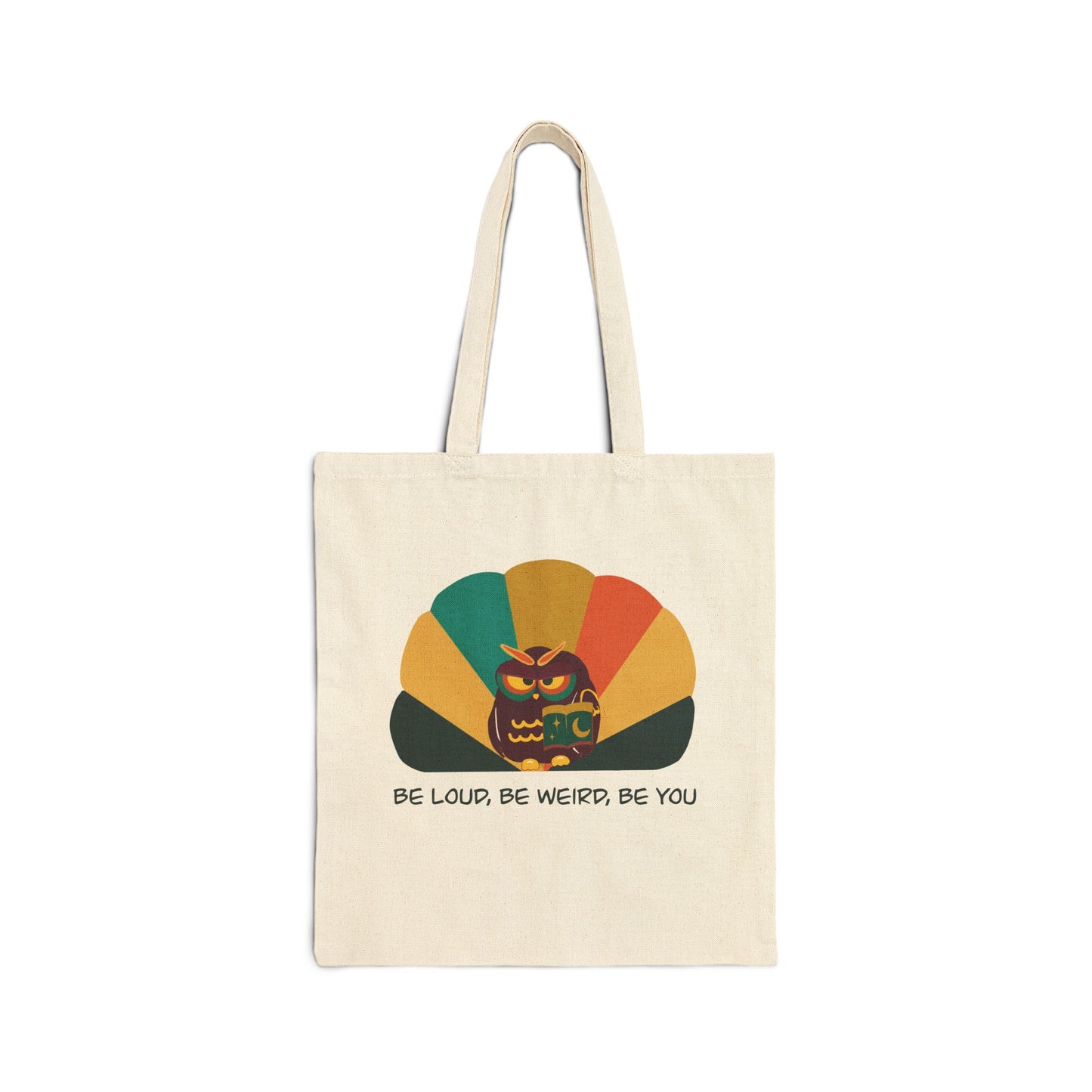 Be Loud Cotton Canvas Tote Bag - Fun Eco-Friendly Bag, Gift for Friends, Unique Shopping Tote, Quirky Style, Perfect for Events