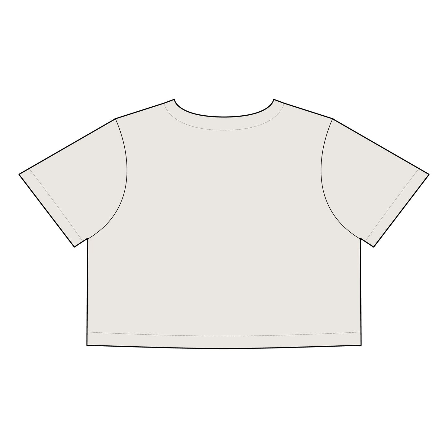 Faded Graphic Crop Tee for Women - Trendy & Casual Style