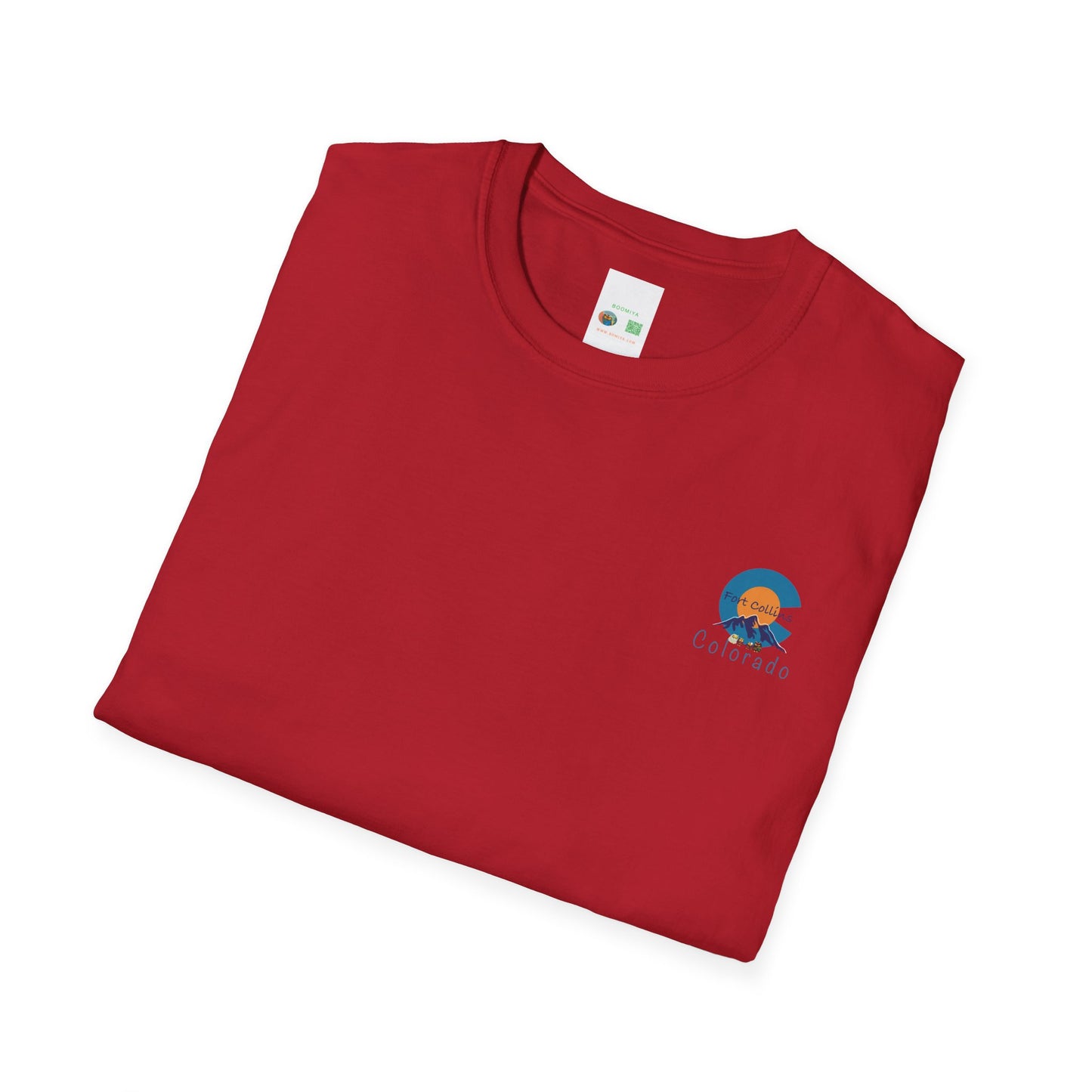 Fort Collins Colorado Unisex T-Shirt | Softstyle Tee for Travel Lovers, Adventure Seekers, and Summer Days, Gift for Nature Enthusiasts
