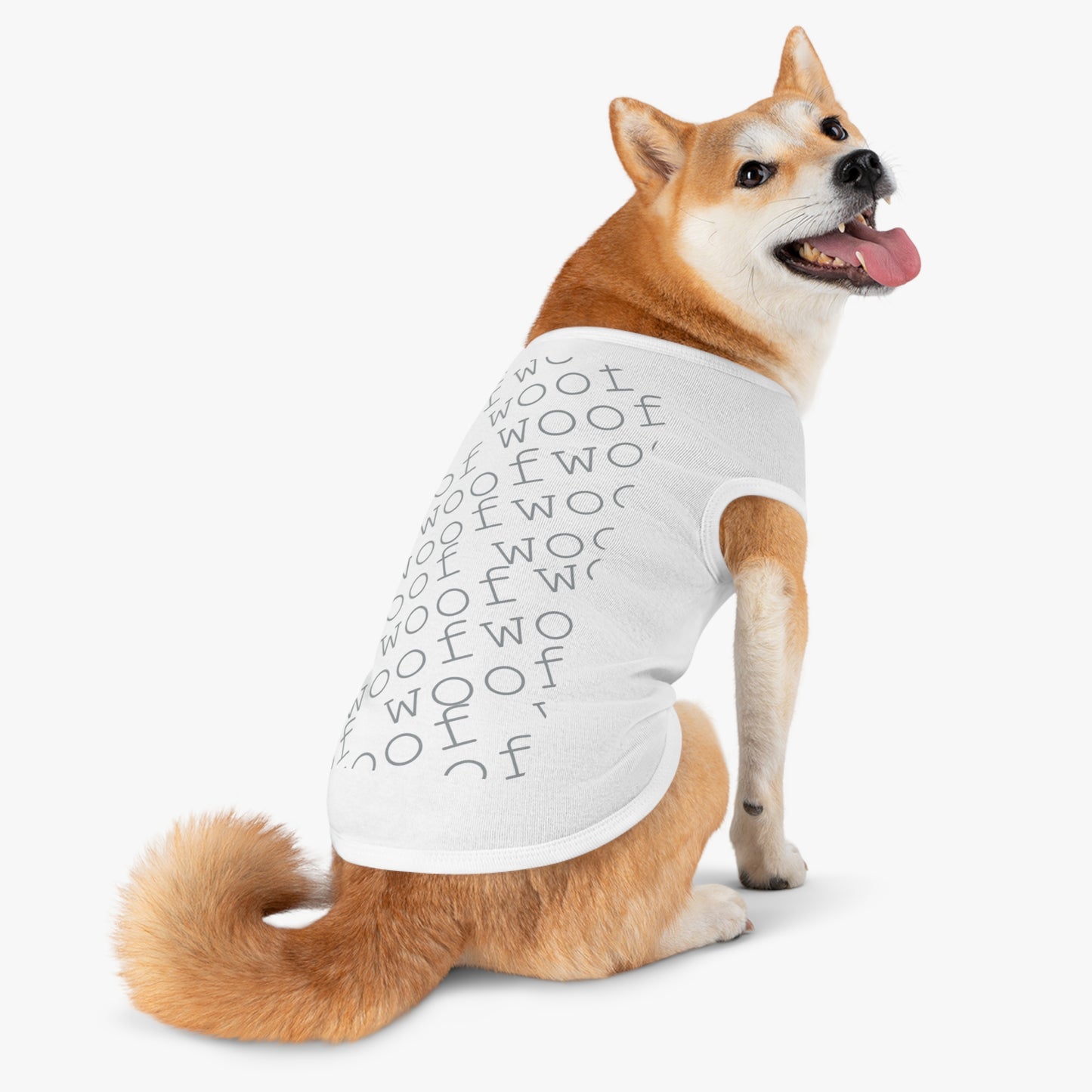 Playful Woof Pet Tank Top for Dogs | Summer Apparel, Cute Dog Clothes, Pet Gifts, Dog Fashion