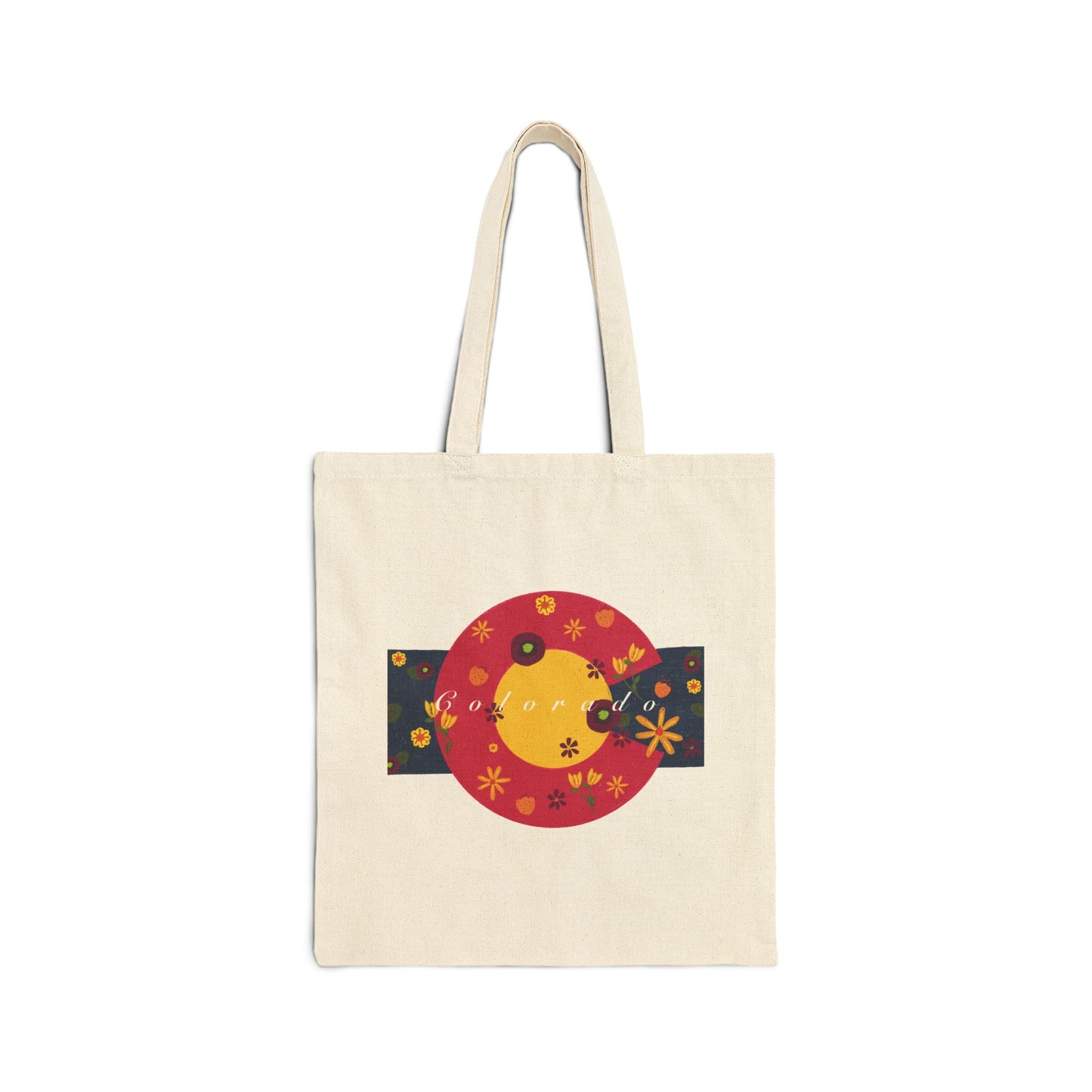 Vibrant Floral Tote Bag, Eco-Friendly Shopping Bag, Beach Bag, Reusable Grocery Bag, Gift for Her, Artsy Canvas Bag