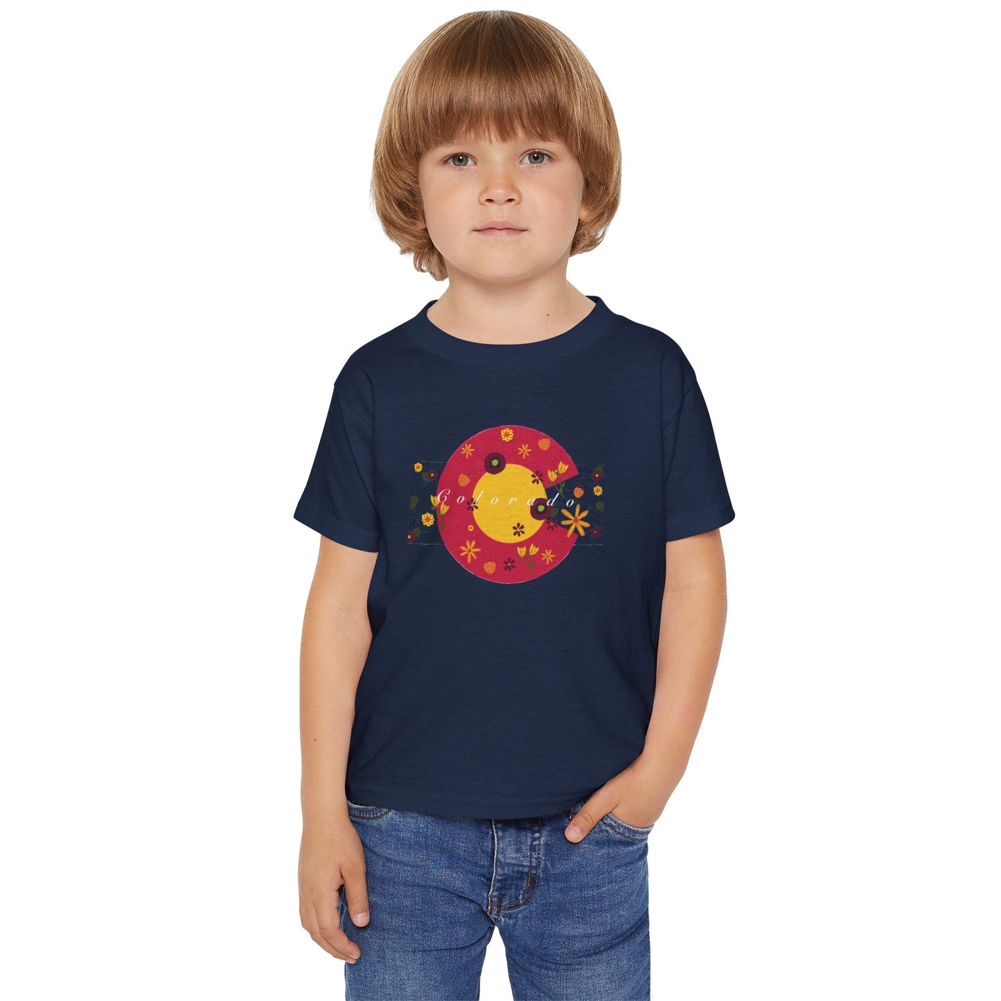 Whimsical Floral Toddler T-shirt, Cute Kids Tee, Spring Apparel, Birthday Gift, Little Ones, Playful Style