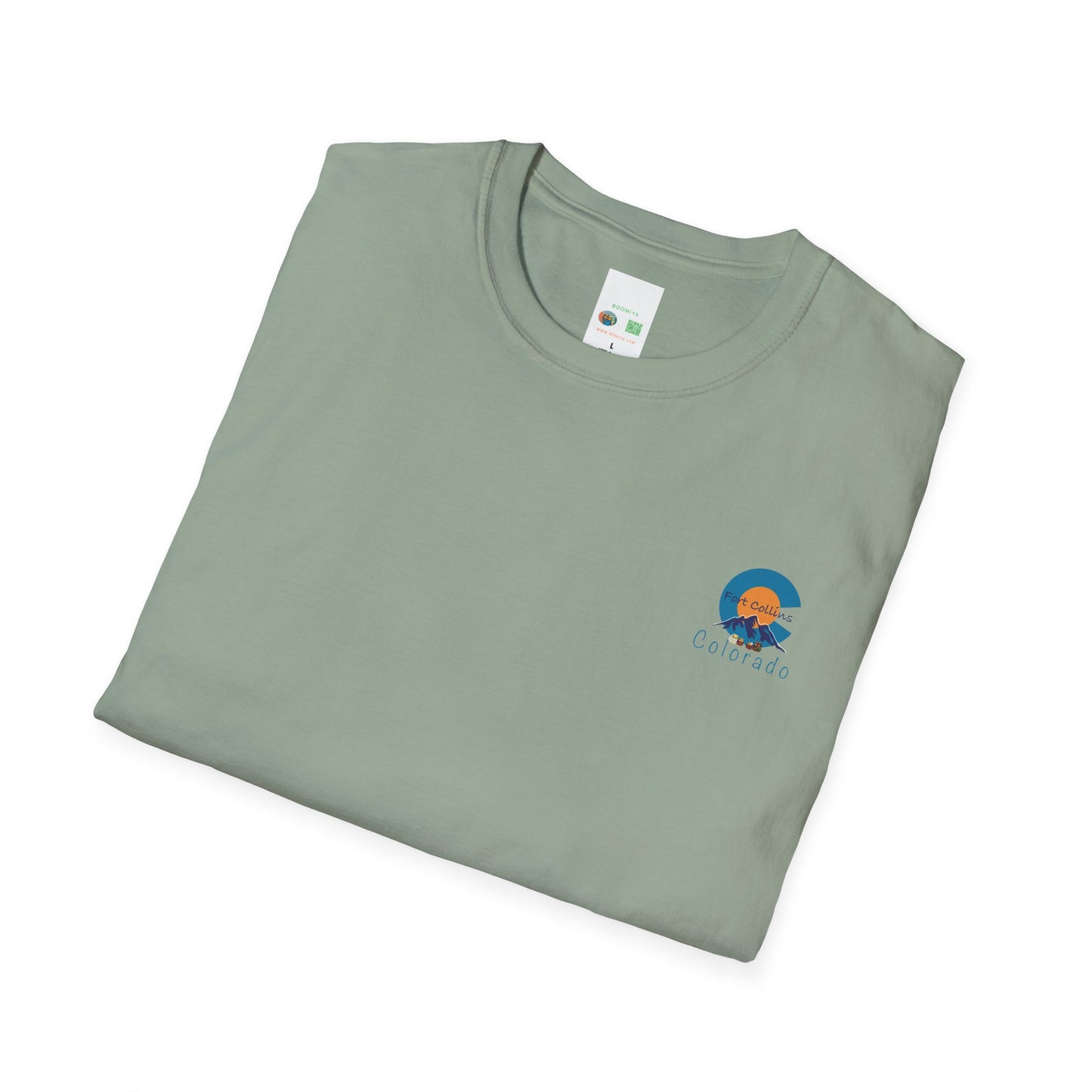 Fort Collins Colorado Unisex T-Shirt | Softstyle Tee for Travel Lovers, Adventure Seekers, and Summer Days, Gift for Nature Enthusiasts