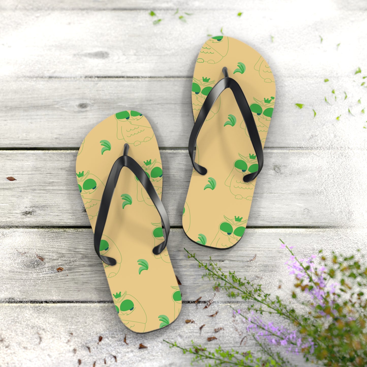 Summer Vibes Flip Flops, Beach Sandals, Vacation Footwear, Tropical Accessories, Summer Footwear, Casual Walking Sandals