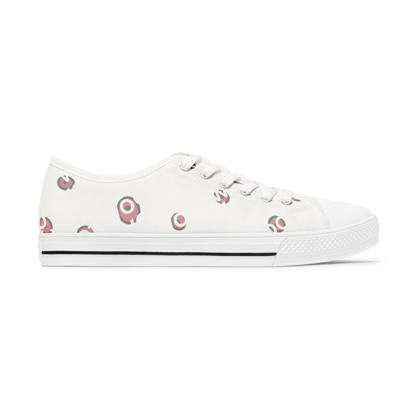 Stylish Women's Low Top Sneakers, Casual Footwear, Summer Style, Comfy Sneakers, Gift for Her, Everyday Shoes, Floral Design