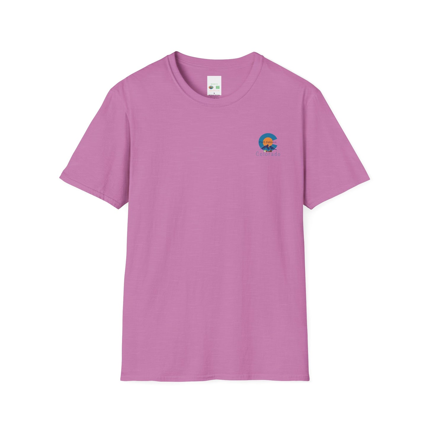 Fort Collins Colorado Unisex T-Shirt | Softstyle Tee for Travel Lovers, Adventure Seekers, and Summer Days, Gift for Nature Enthusiasts