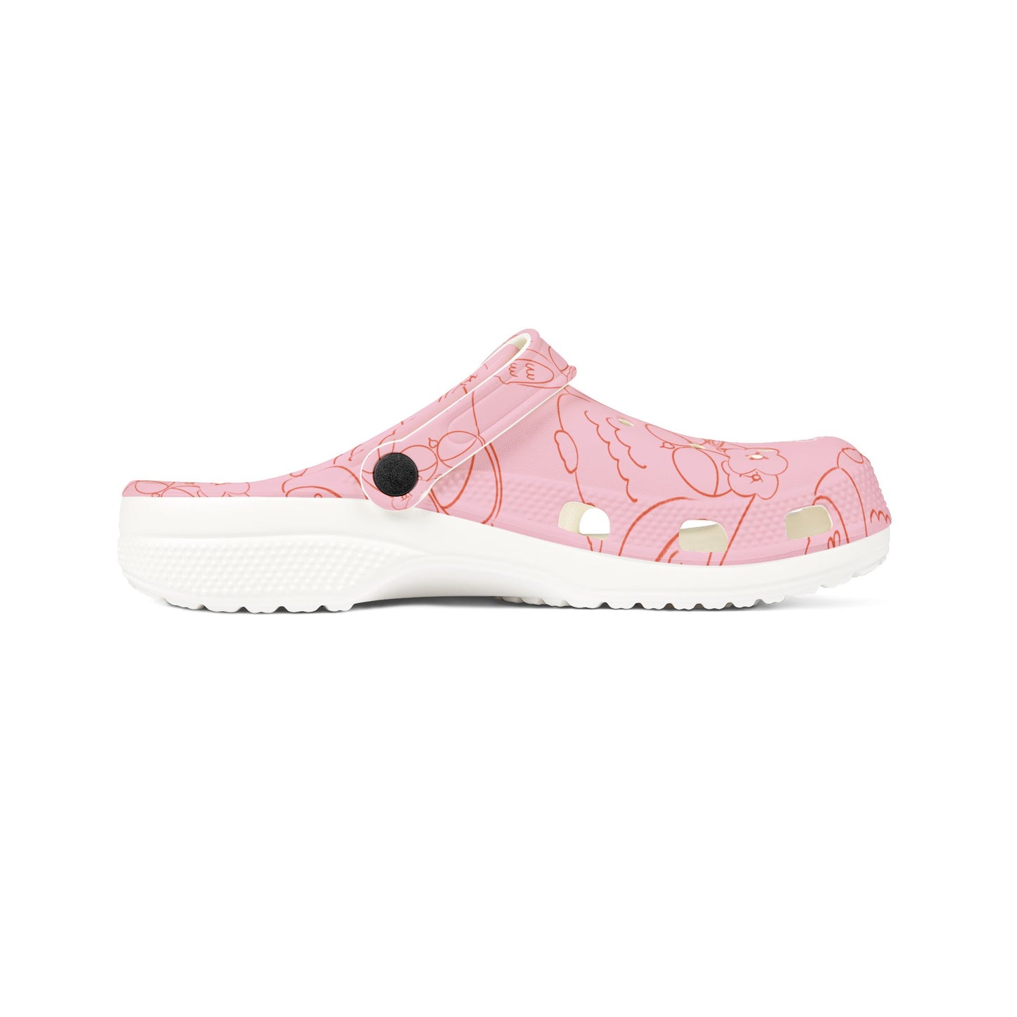 Whimsical Pink EVA Foam Shoes, Cute Clogs for Kids, Fun Garden Footwear, Lightweight Summer Slippers, Perfect Gift for Birthdays