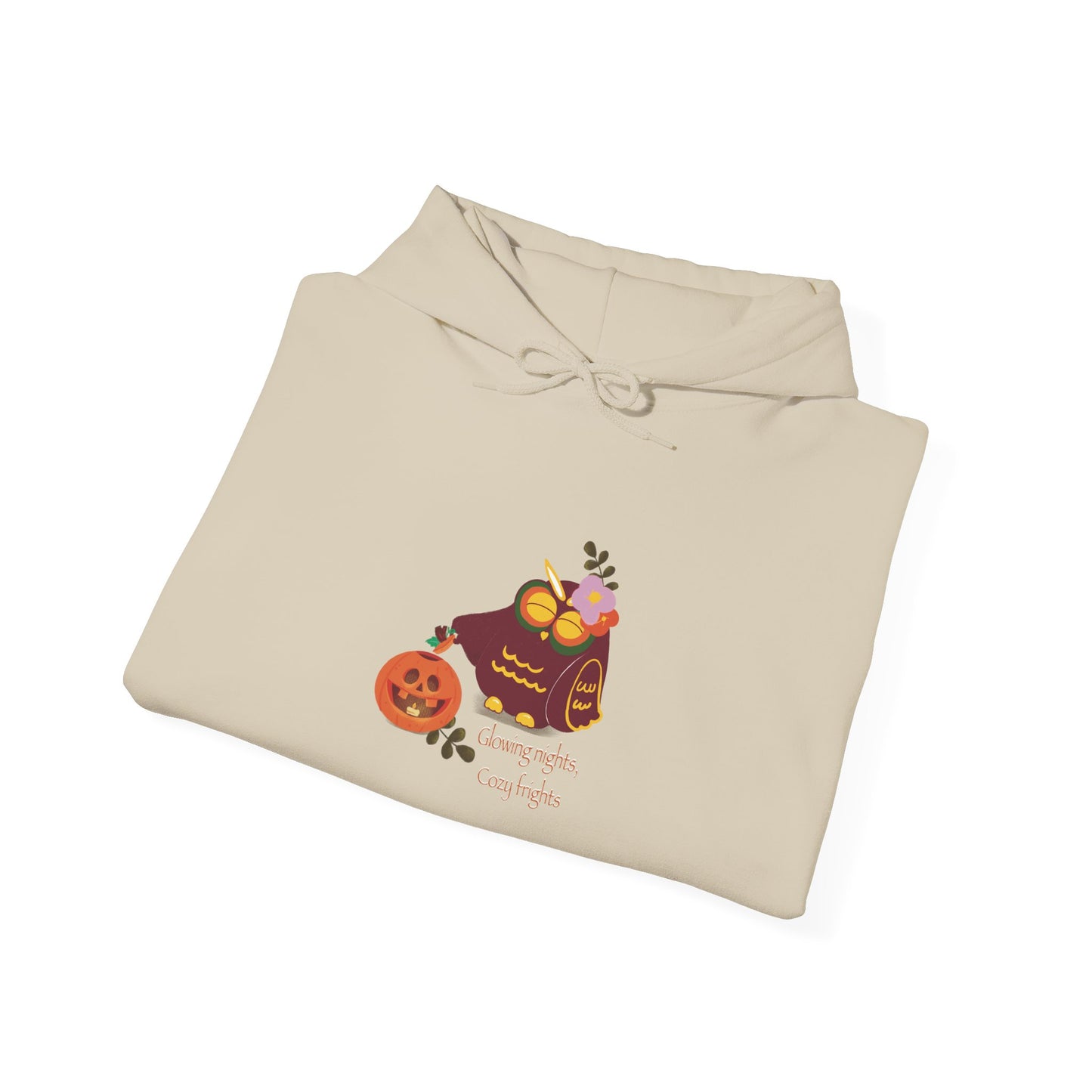 Cozy Halloween Cake Hoodie, Unisex Sweatshirt, Fall Fashion, Pumpkin Spice, Cute Autumn Apparel, Seasonal Gift