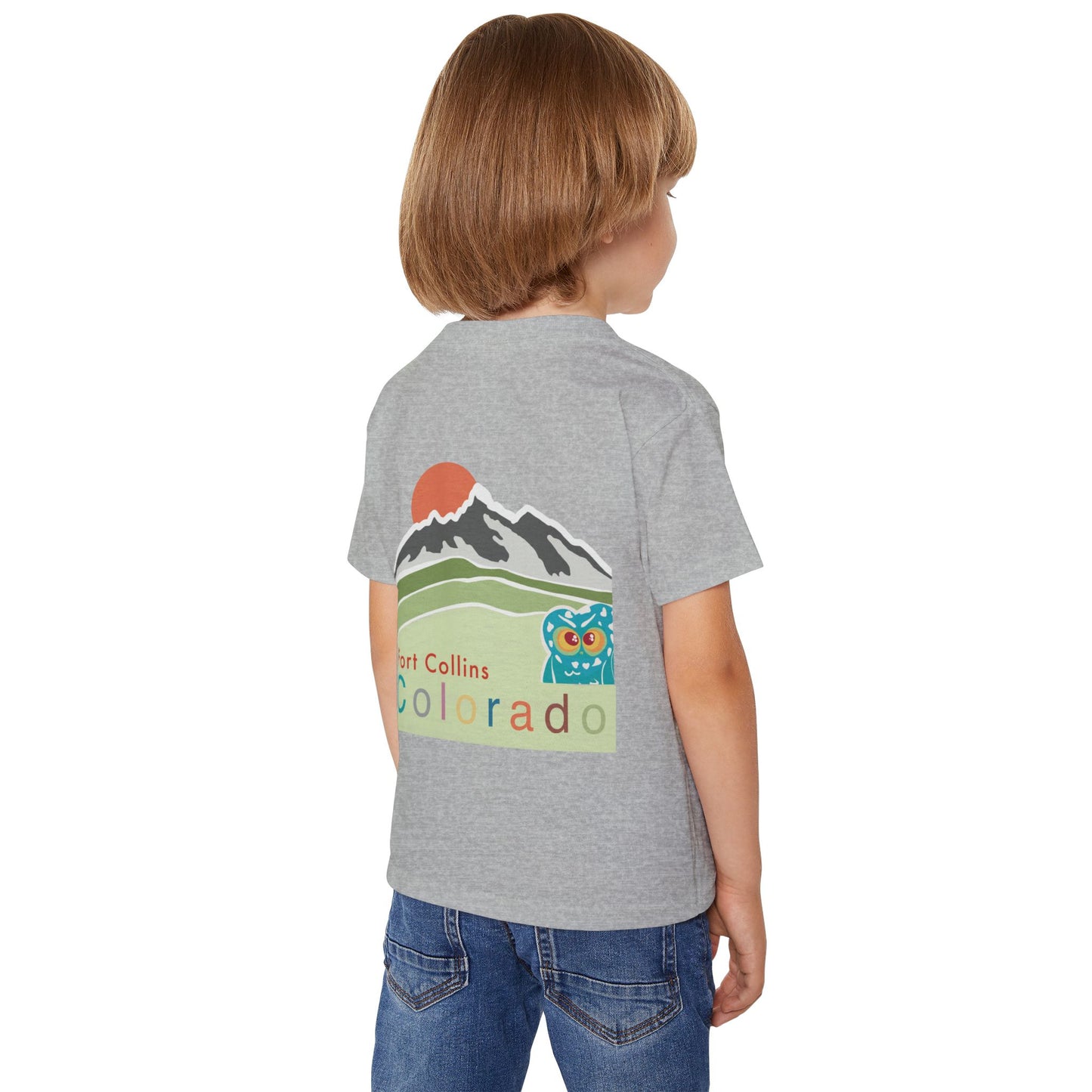 Fort Collins Colorado Toddler T-Shirt – Cute Mountain Adventure Design