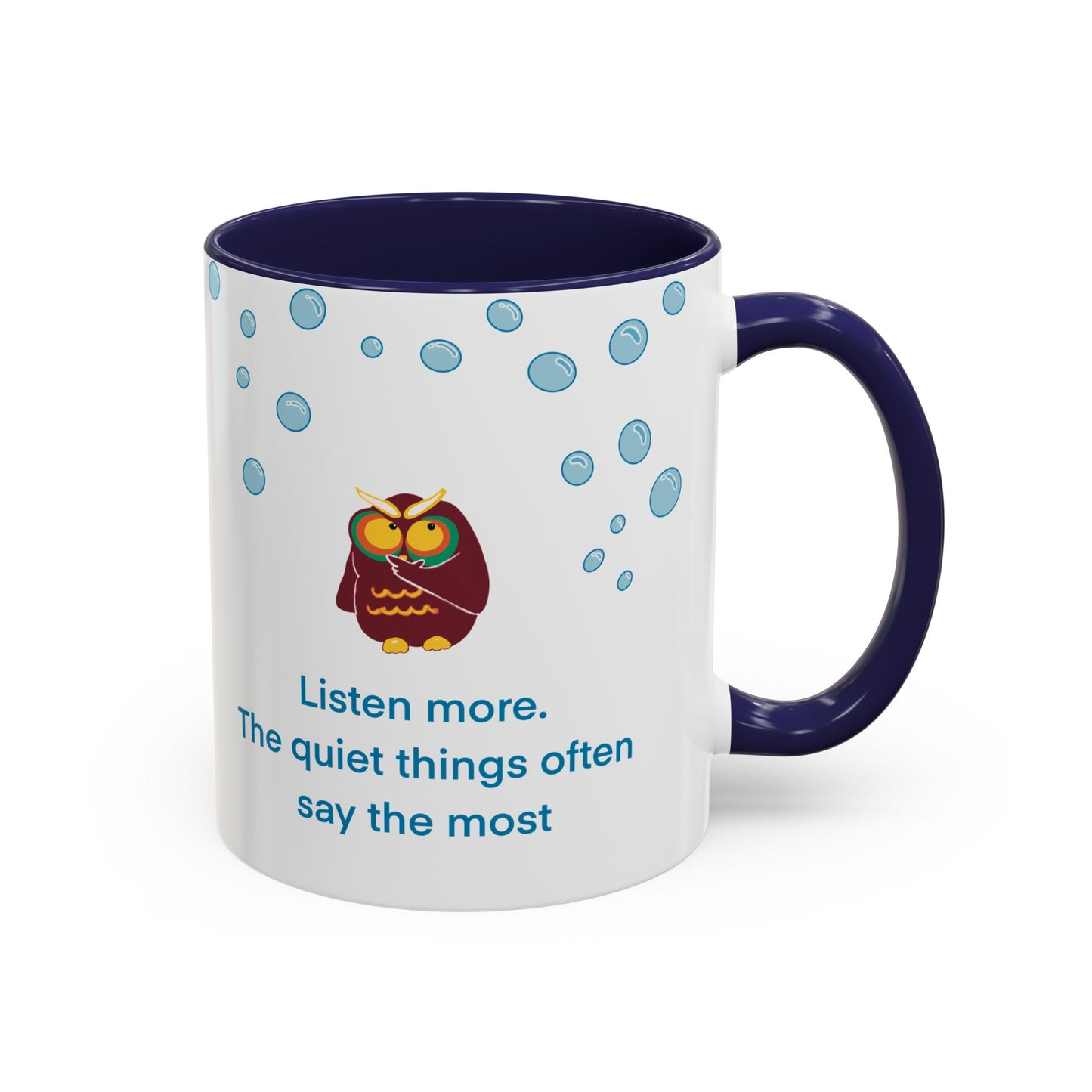 Inspiring Owl Coffee Mug - A Thoughtful Gift for Seekers, Motivational Drinkware for Home, Inspirational Quote Mug, Cozy Kitchen Decor