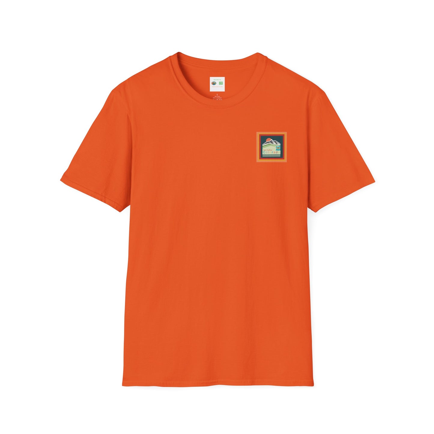 Fort Collins Colorado T-Shirt, Unisex Graphic Tee, Casual Travel Shirt, Vintage Style Apparel, Outdoor Adventure Clothing