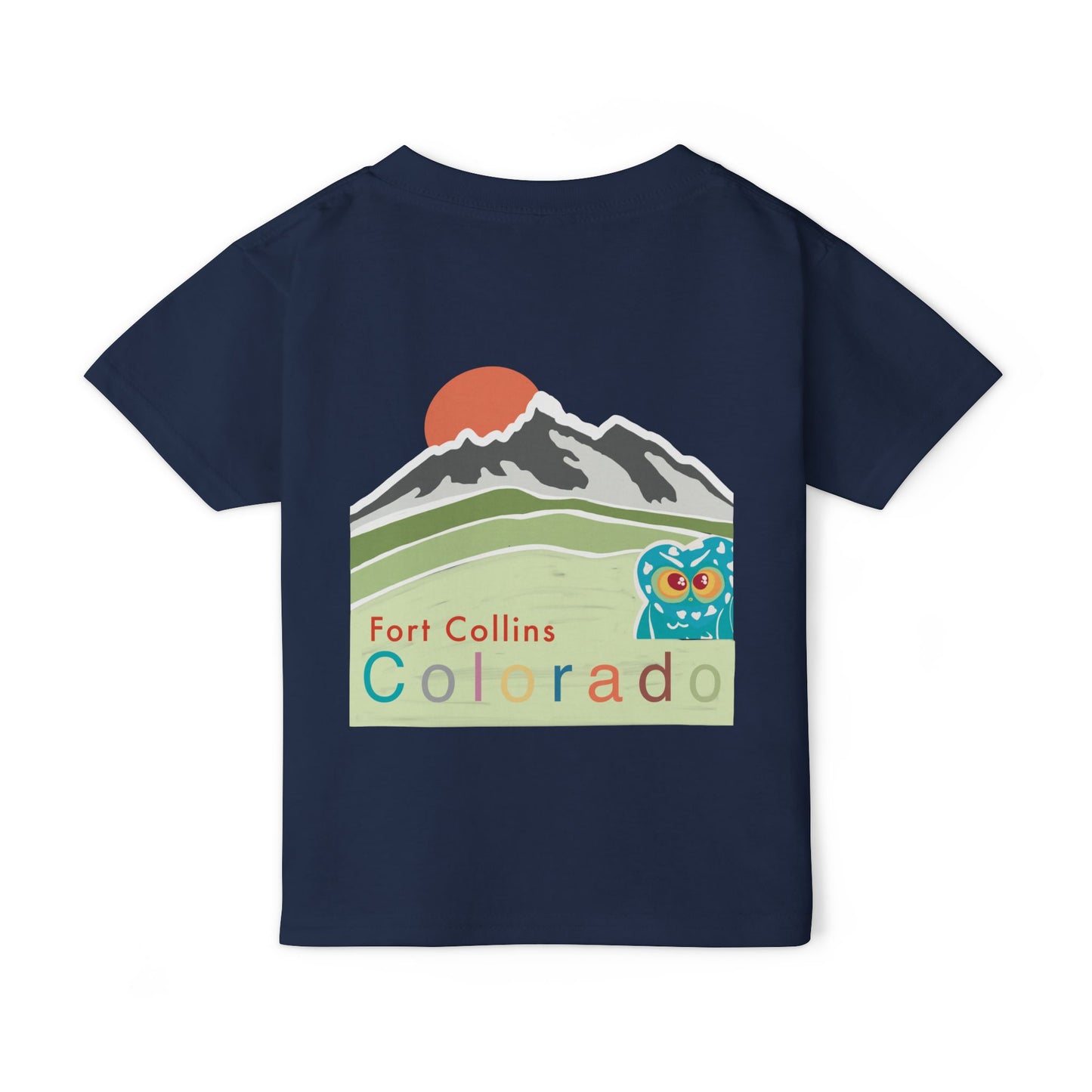 Fort Collins Colorado Toddler T-Shirt – Cute Mountain Adventure Design