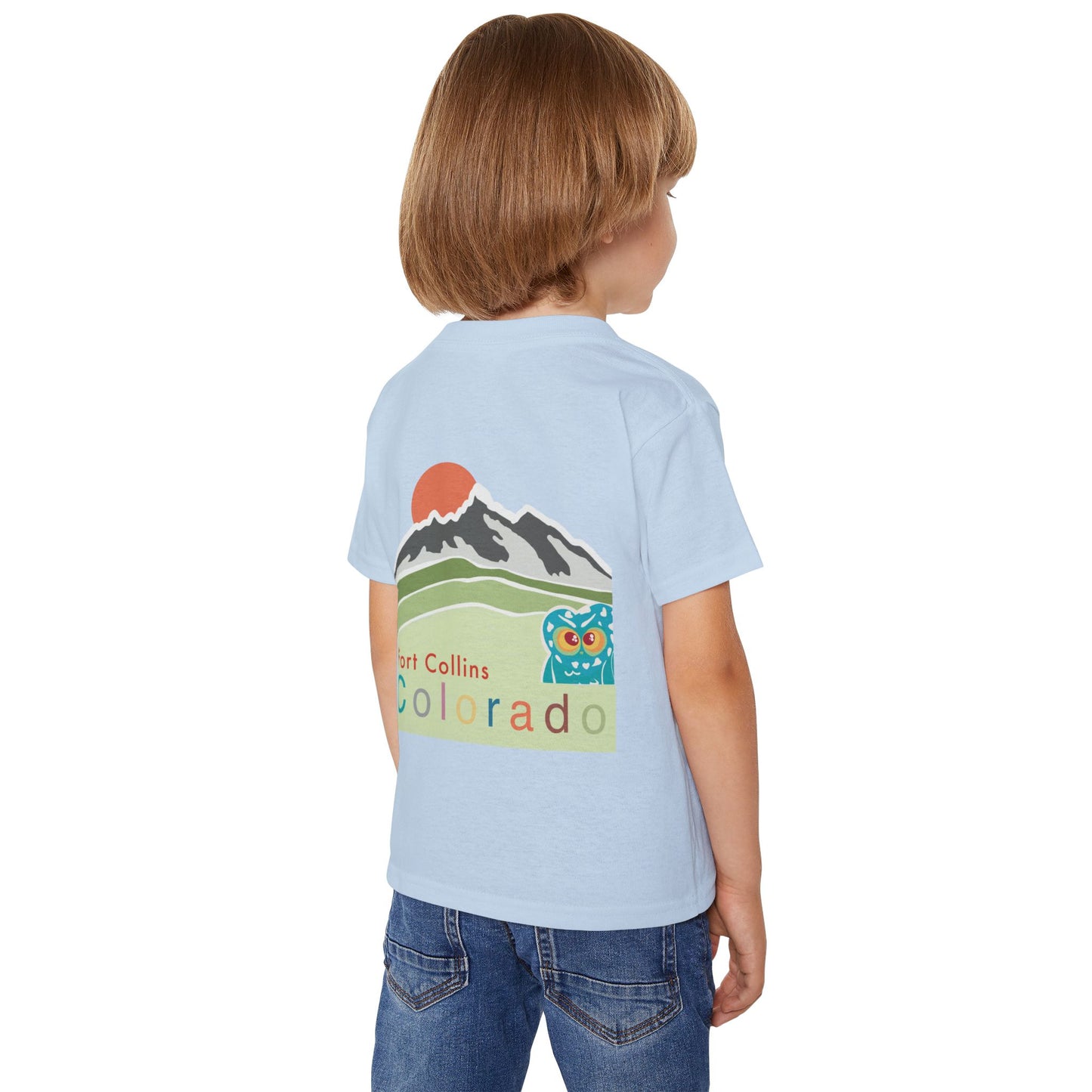 Fort Collins Colorado Toddler T-Shirt – Cute Mountain Adventure Design