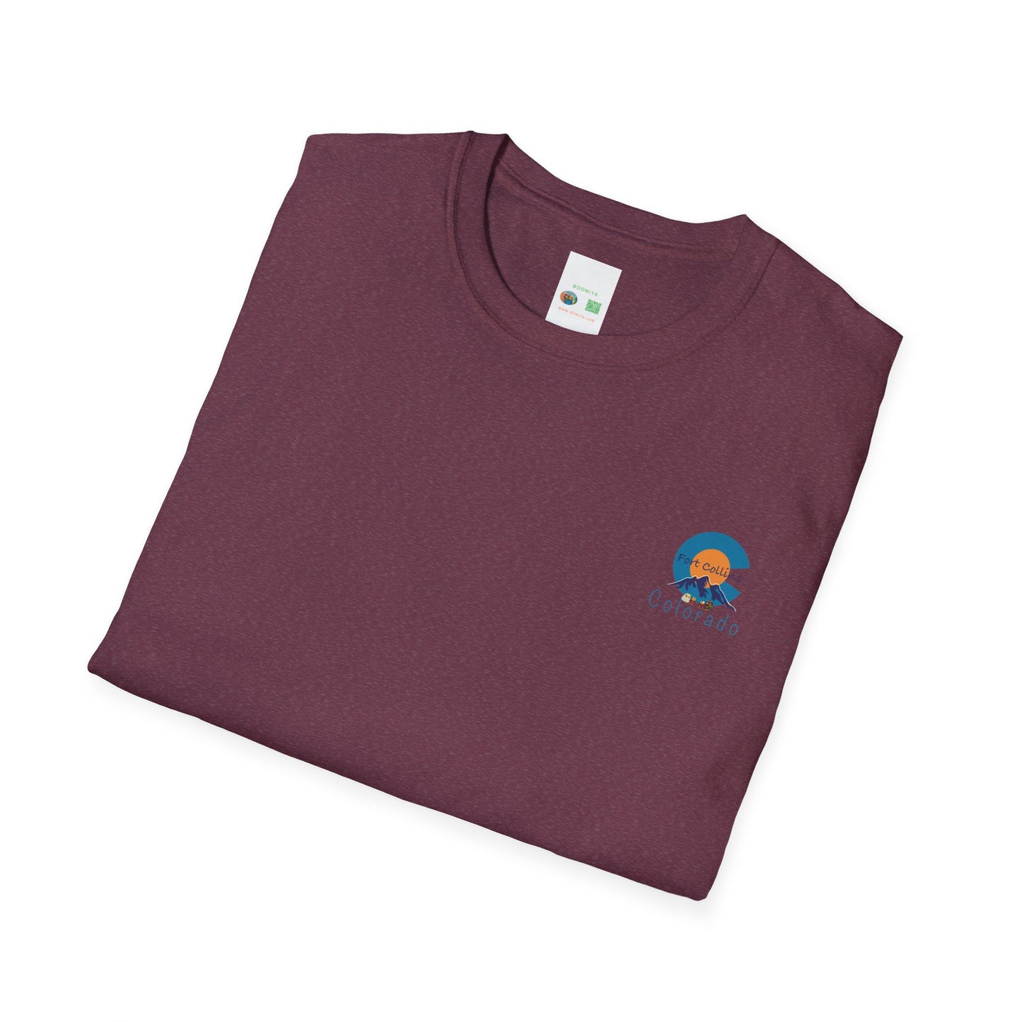 Fort Collins Colorado Unisex T-Shirt | Softstyle Tee for Travel Lovers, Adventure Seekers, and Summer Days, Gift for Nature Enthusiasts