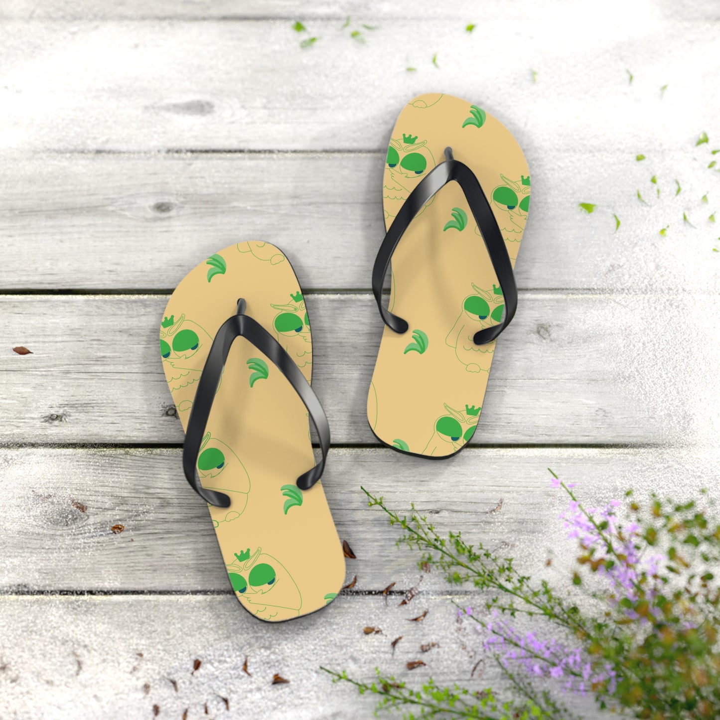 Summer Vibes Flip Flops, Beach Sandals, Vacation Footwear, Tropical Accessories, Summer Footwear, Casual Walking Sandals