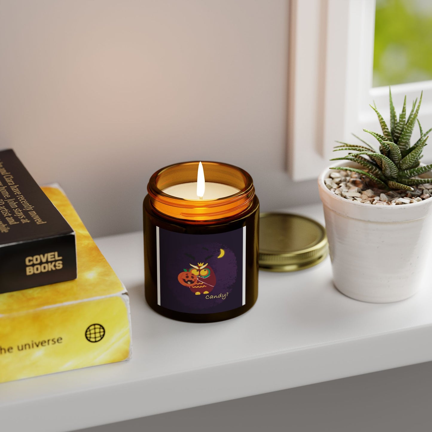Halloween Scented Candles | Coconut Apricot Wax | Fall Decor, Unique Gifts, Holiday Candles, Spooky Atmosphere, Home Fragrance