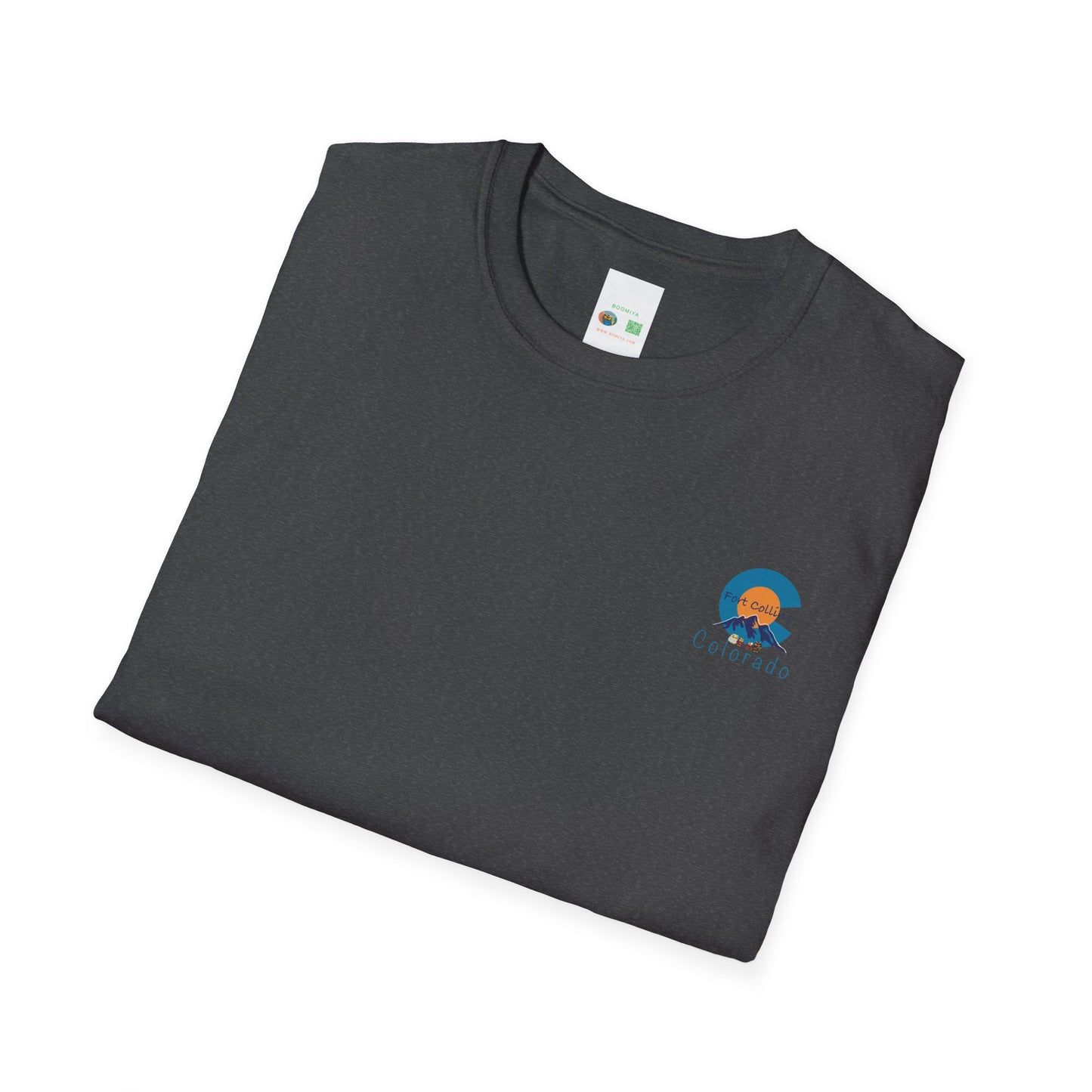 Fort Collins Colorado Unisex T-Shirt | Softstyle Tee for Travel Lovers, Adventure Seekers, and Summer Days, Gift for Nature Enthusiasts