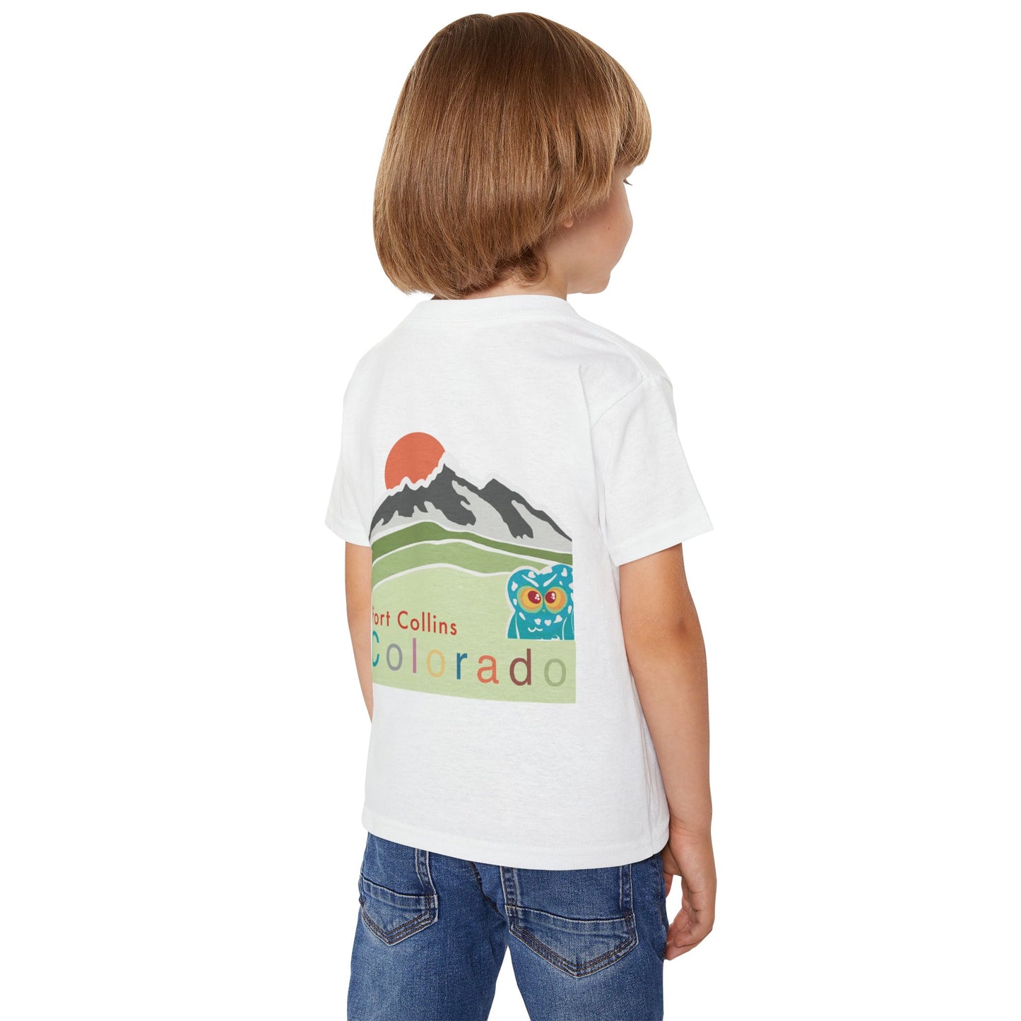 Fort Collins Colorado Toddler T-Shirt – Cute Mountain Adventure Design