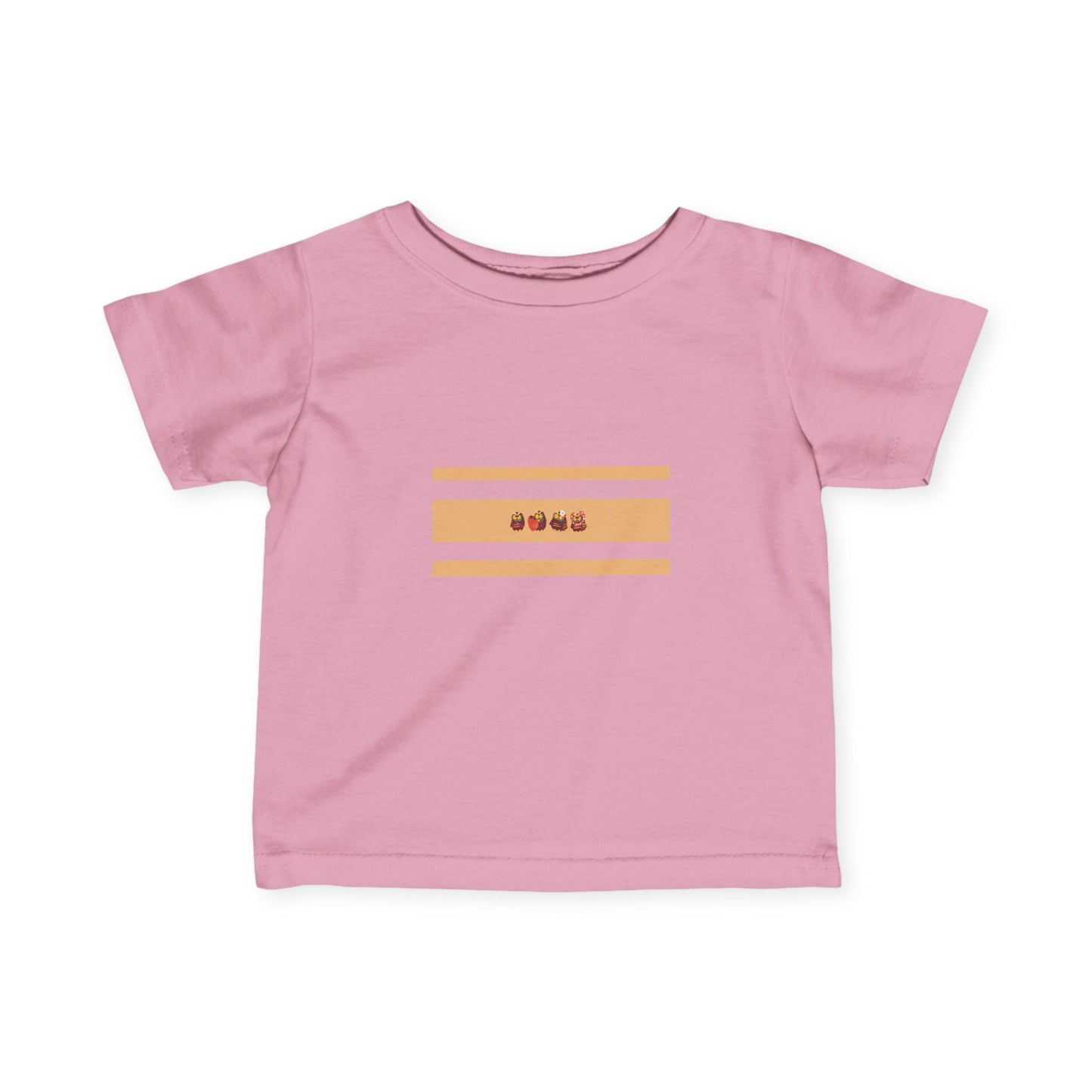 Cute Infant Fine Jersey Tee with Playful Design for Babies